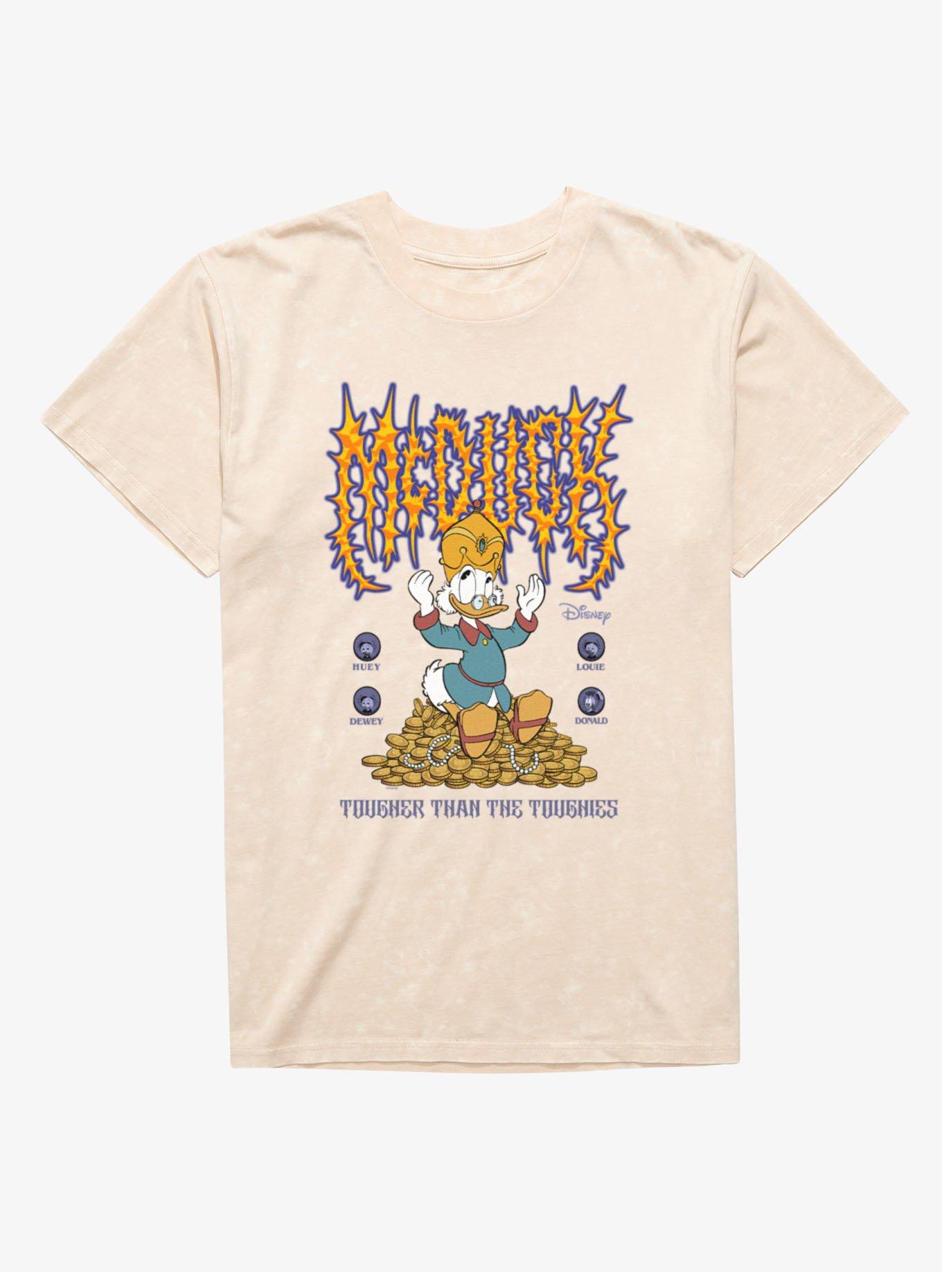 Disney Mickey Mouse Tougher Than The Toughies Scrooge Mcduck Mineral Wash T-Shirt, , hi-res