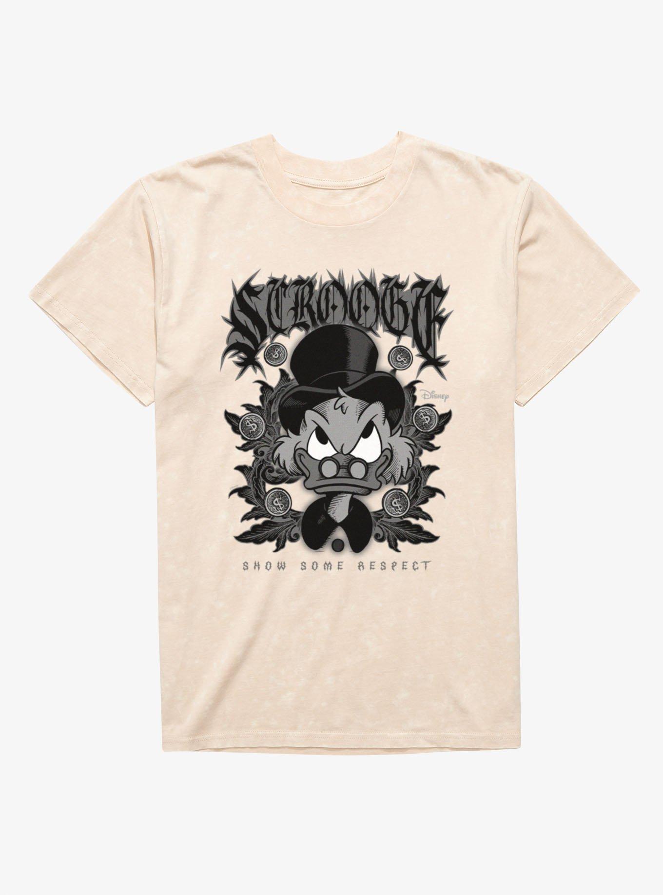 Disney Mickey Mouse Show Some Respect Scrooge Mineral Wash T-Shirt, , hi-res