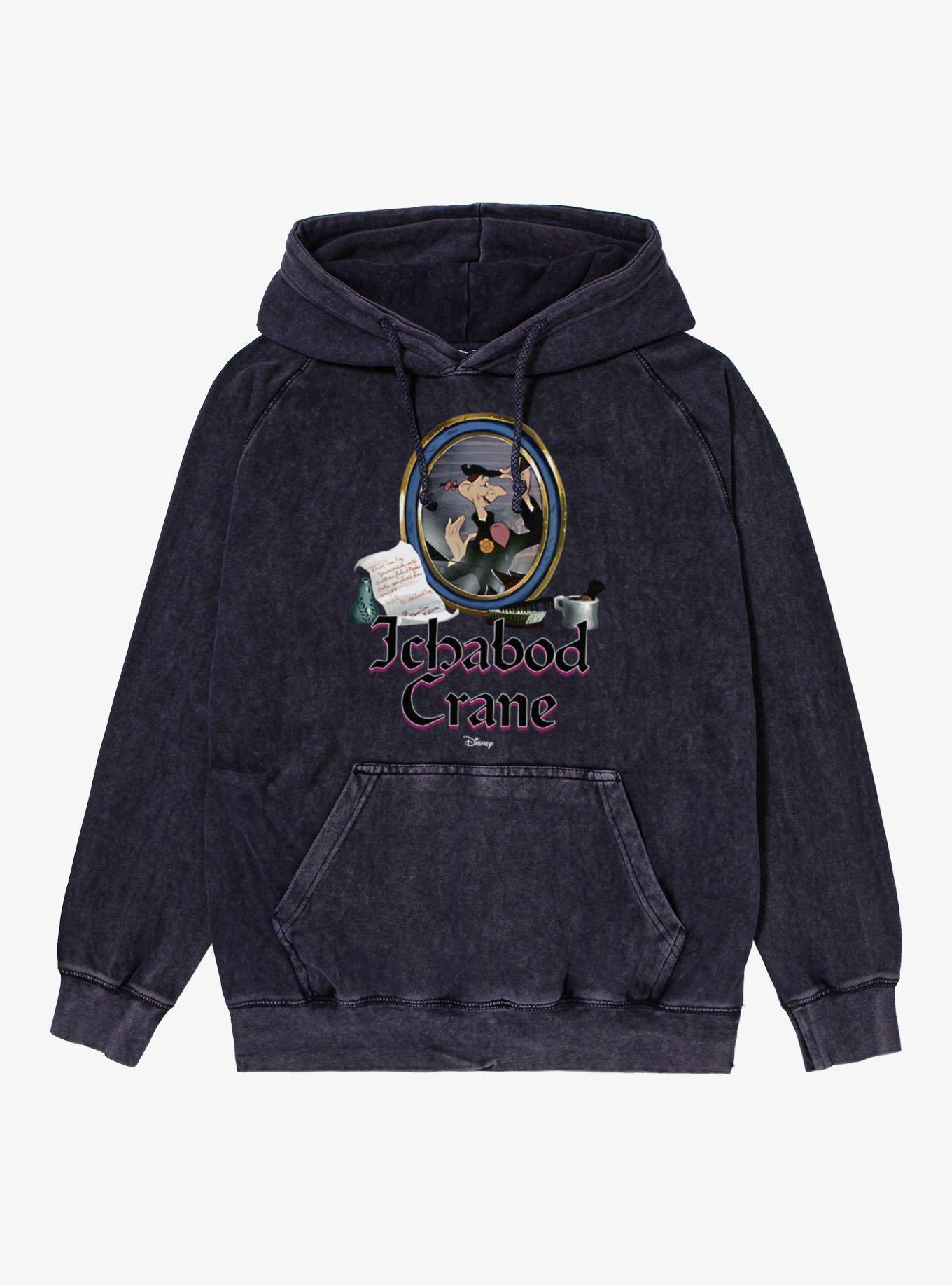 Disney Ichabod Crane Broken Mirror Mineral Wash Hoodie, , hi-res