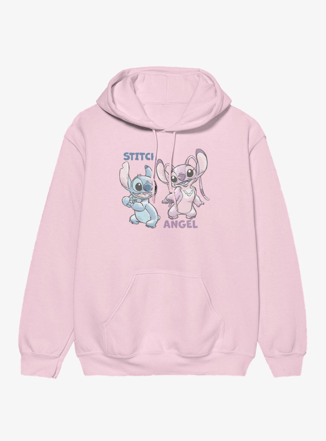 Disney Lilo & Stitch Angel And Stitch Sketches Hoodie