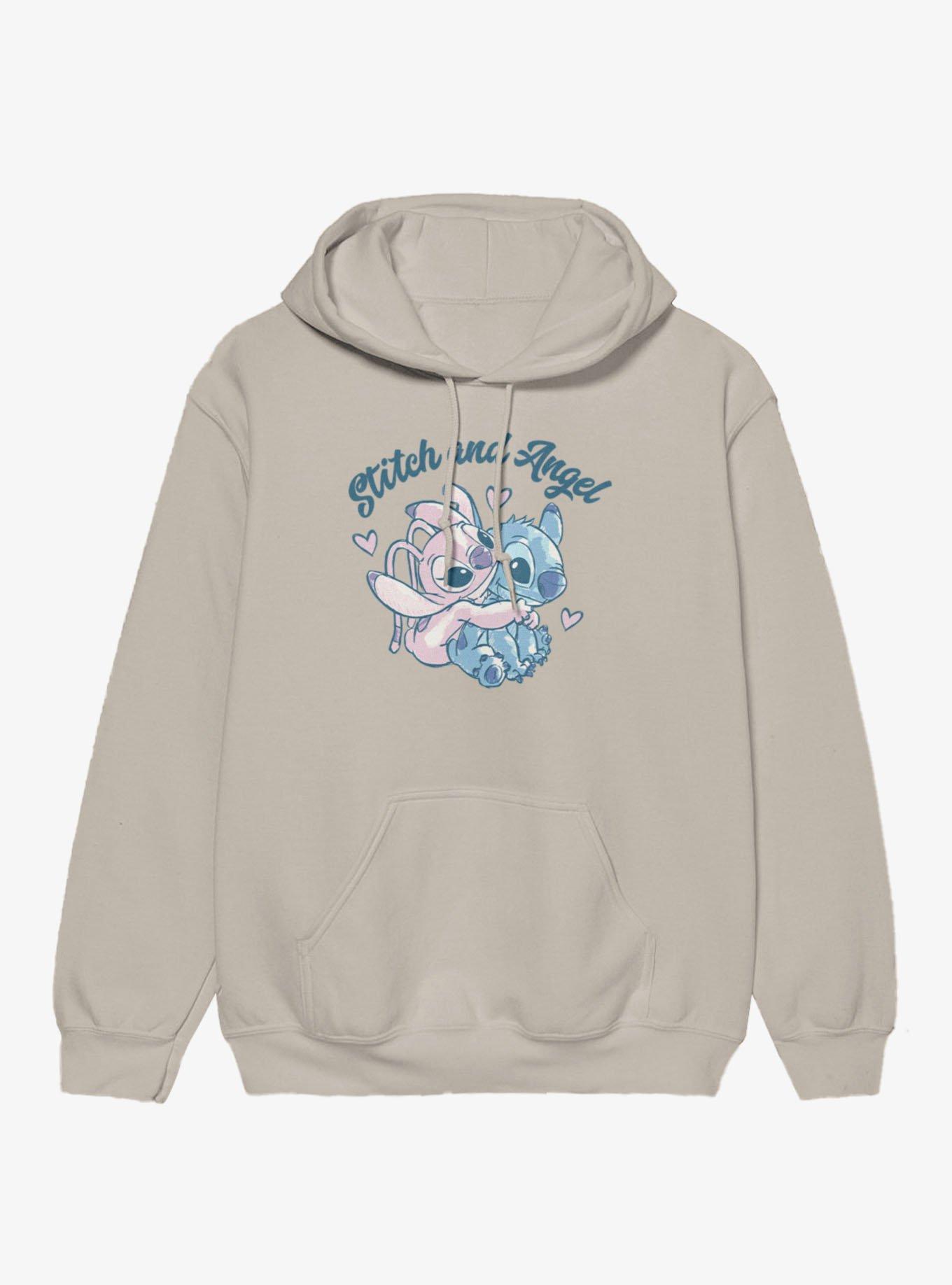 Disney Lilo & Stitch Stitch And Angel Heart Hug Hoodie