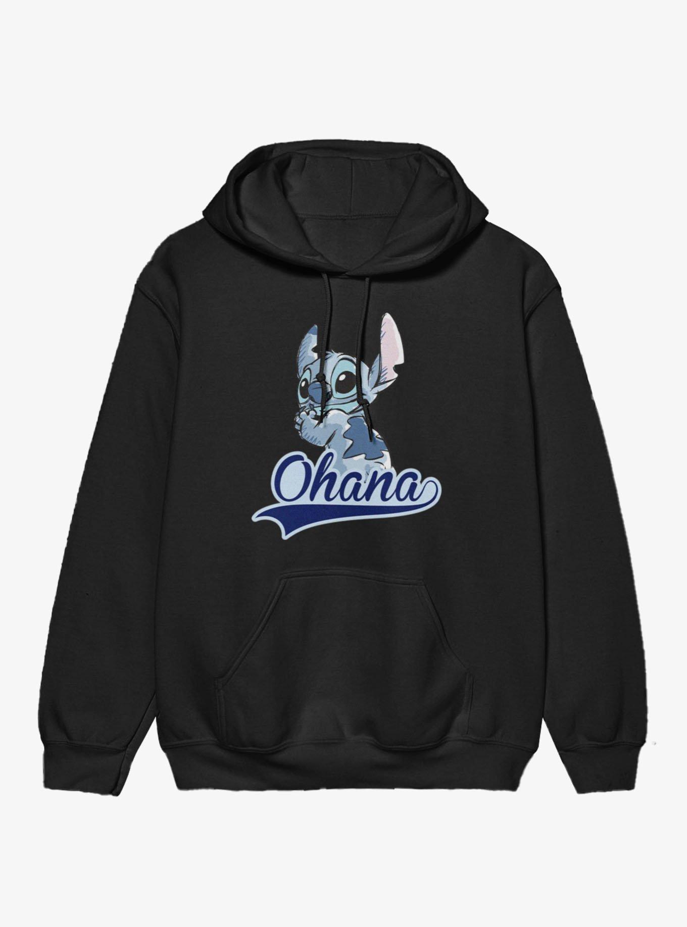 Disney Lilo & Stitch Ohana Look Back Stitch Hoodie, , hi-res