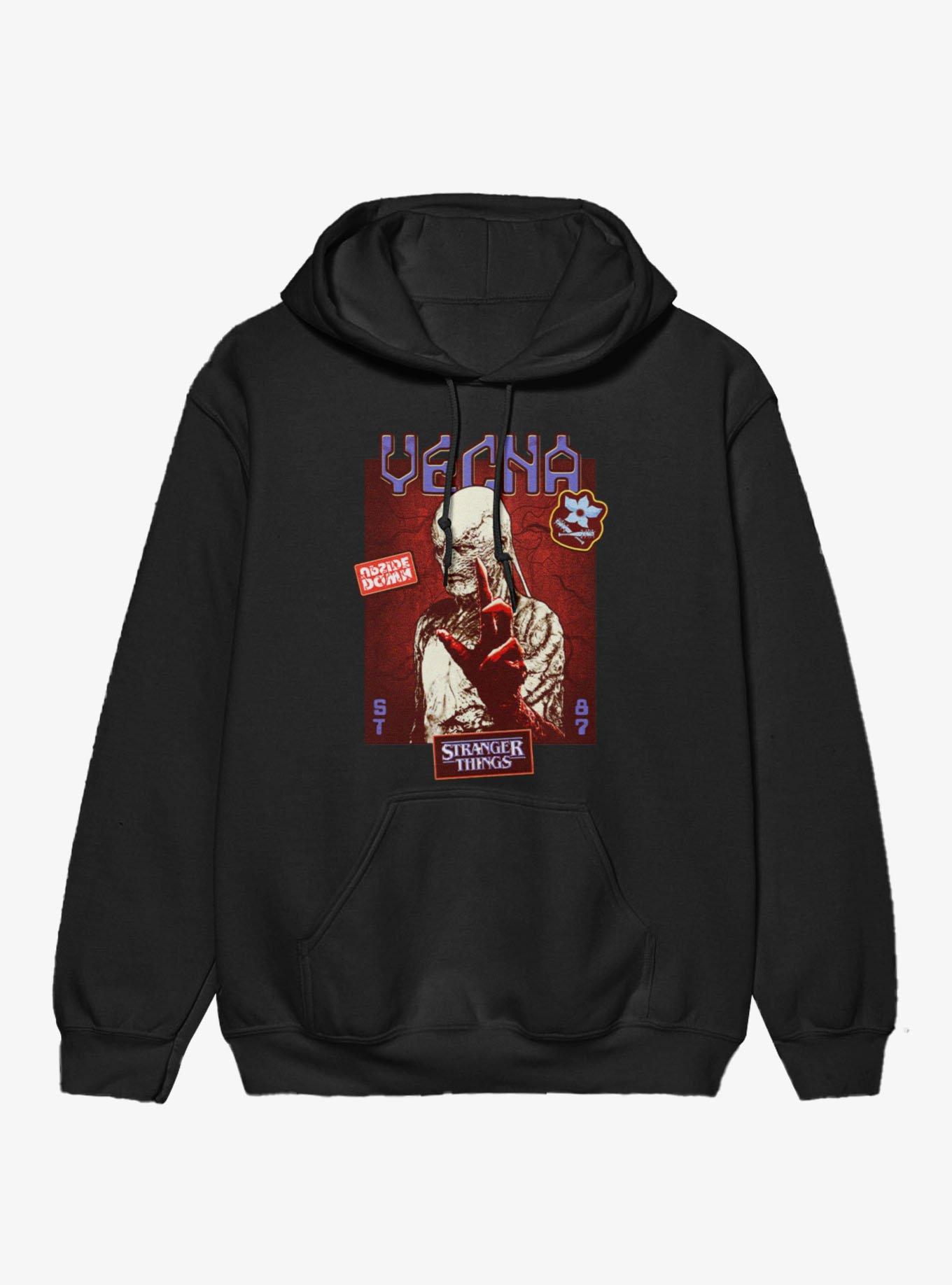 Stranger Things Vecna Upside Down Hand Up Card Hoodie, , hi-res