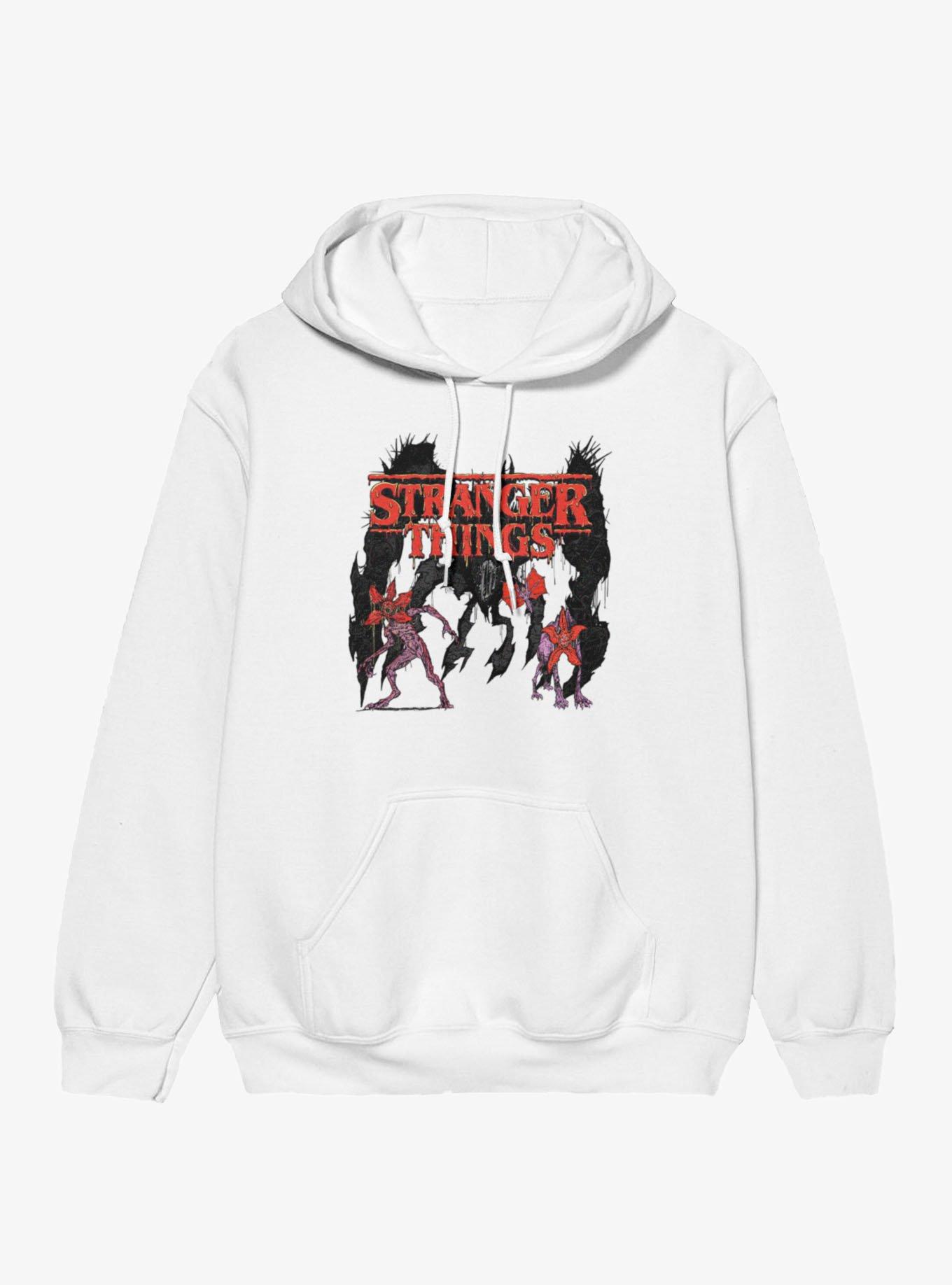 Stranger Things Melting Logo & Demogorgons Hoodie, , hi-res