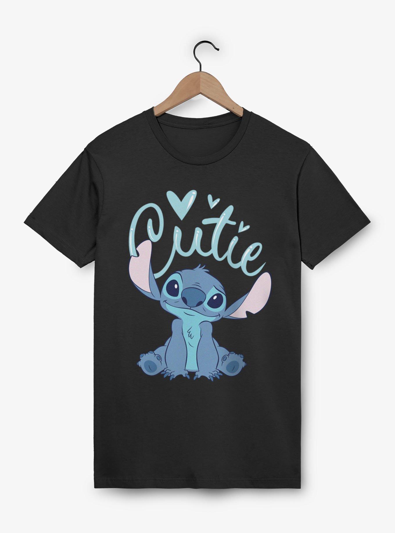 Disney Lilo & Stitch Cutie Heart Sits T-Shirt | BoxLunch