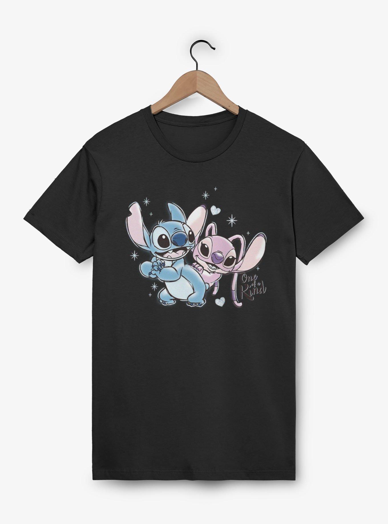 Disney Lilo & Stitch One Of A Kind Angel And Stitch T-Shirt, , hi-res