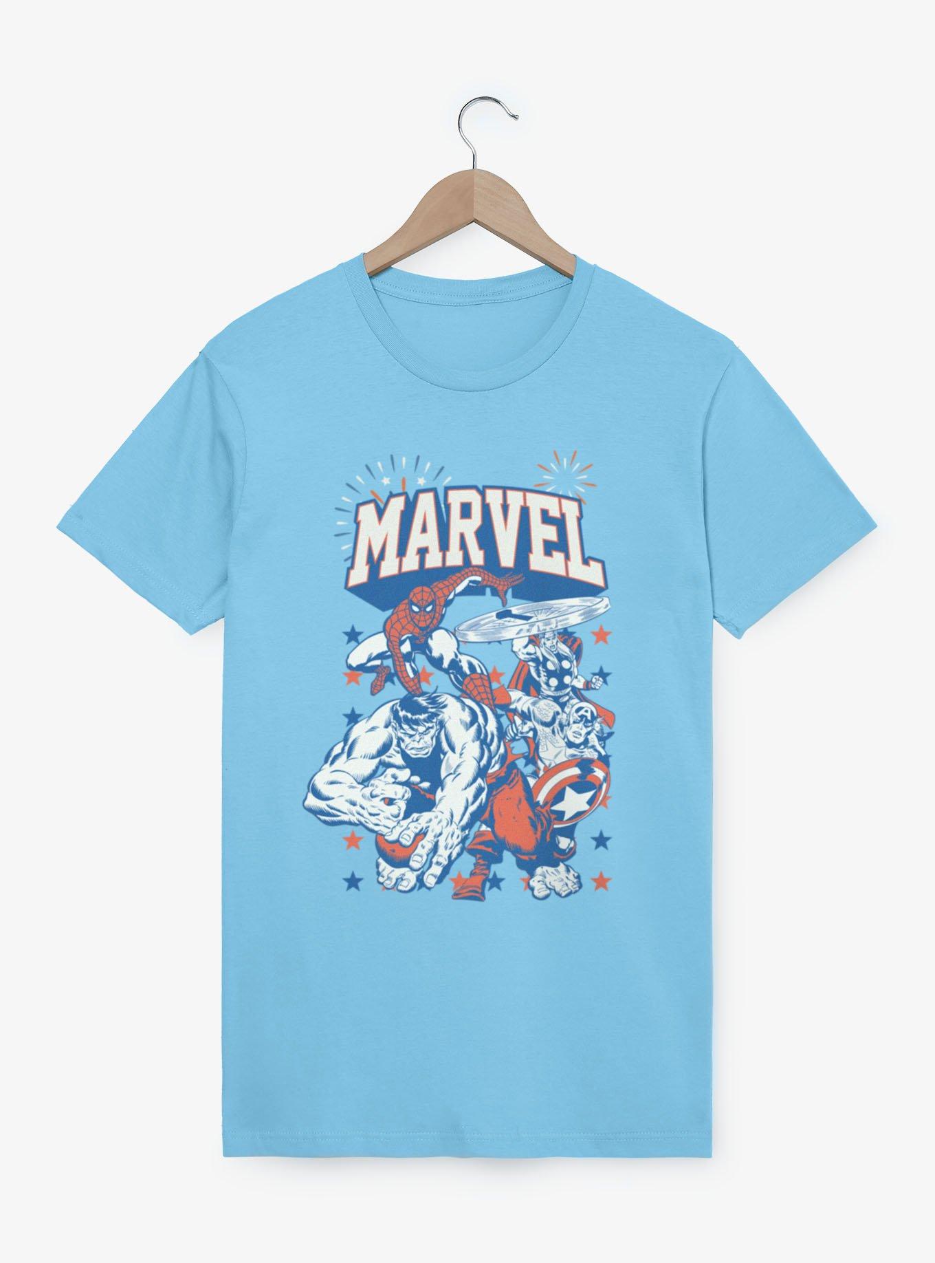 Marvel Comics Retro Star Spangled Heroes T-Shirt, , hi-res