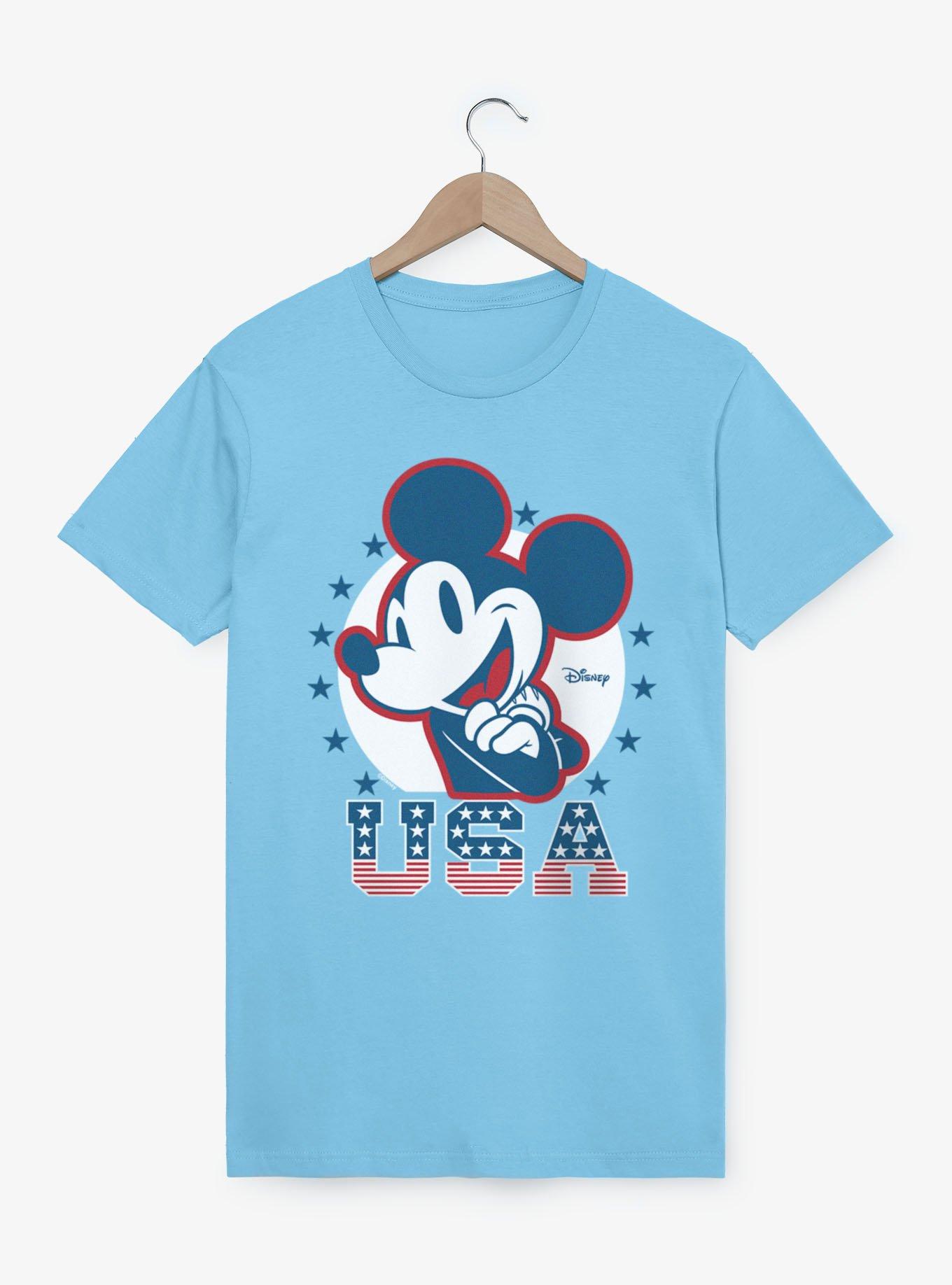 Disney Mickey Mouse USA Icon T-Shirt - BLUE | BoxLunch