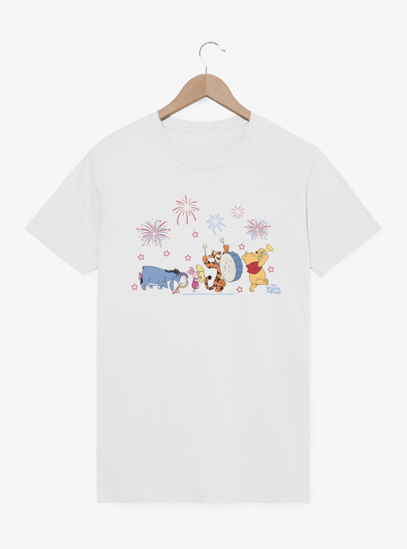 Disney Winnie The Pooh Fireworks 4th Of July Parade T-Shirt