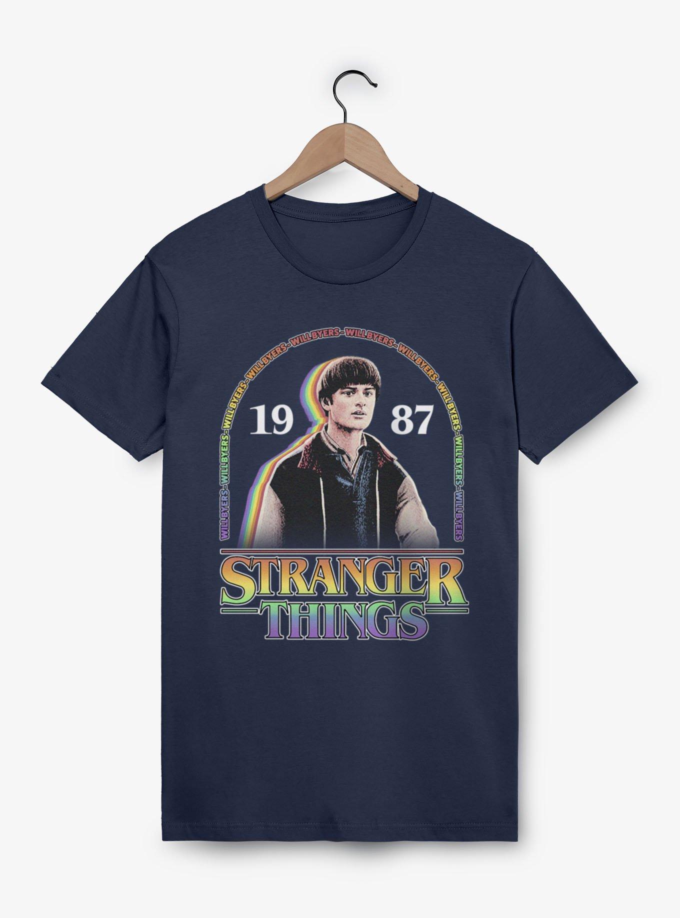 Stranger Things Will Byers 1987 Rainbow Arch T-Shirt, , hi-res