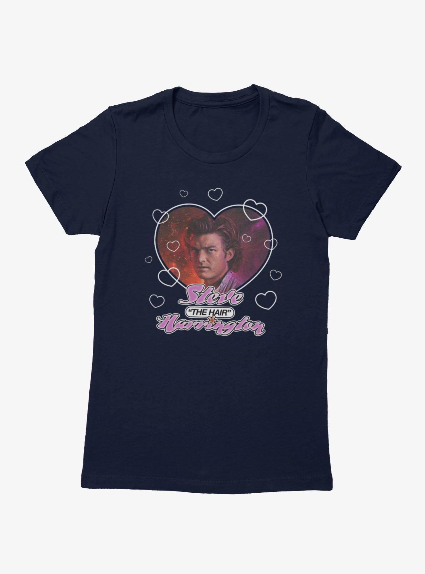 Stranger Things Steve The Hair Harrington Heart Throb Womens T-Shirt, , hi-res