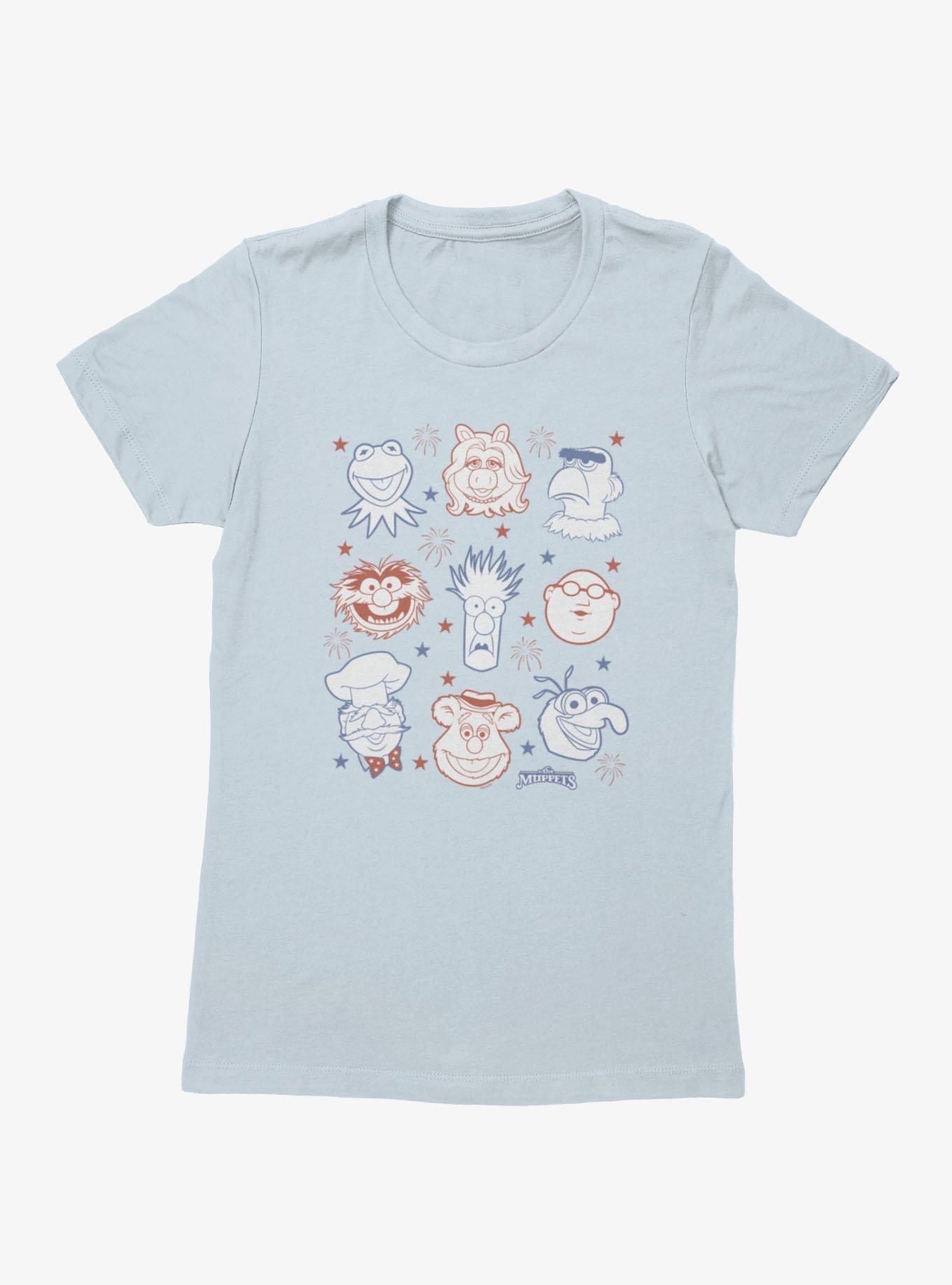Disney Muppets Star Spangled Faces Womens T-Shirt, , hi-res