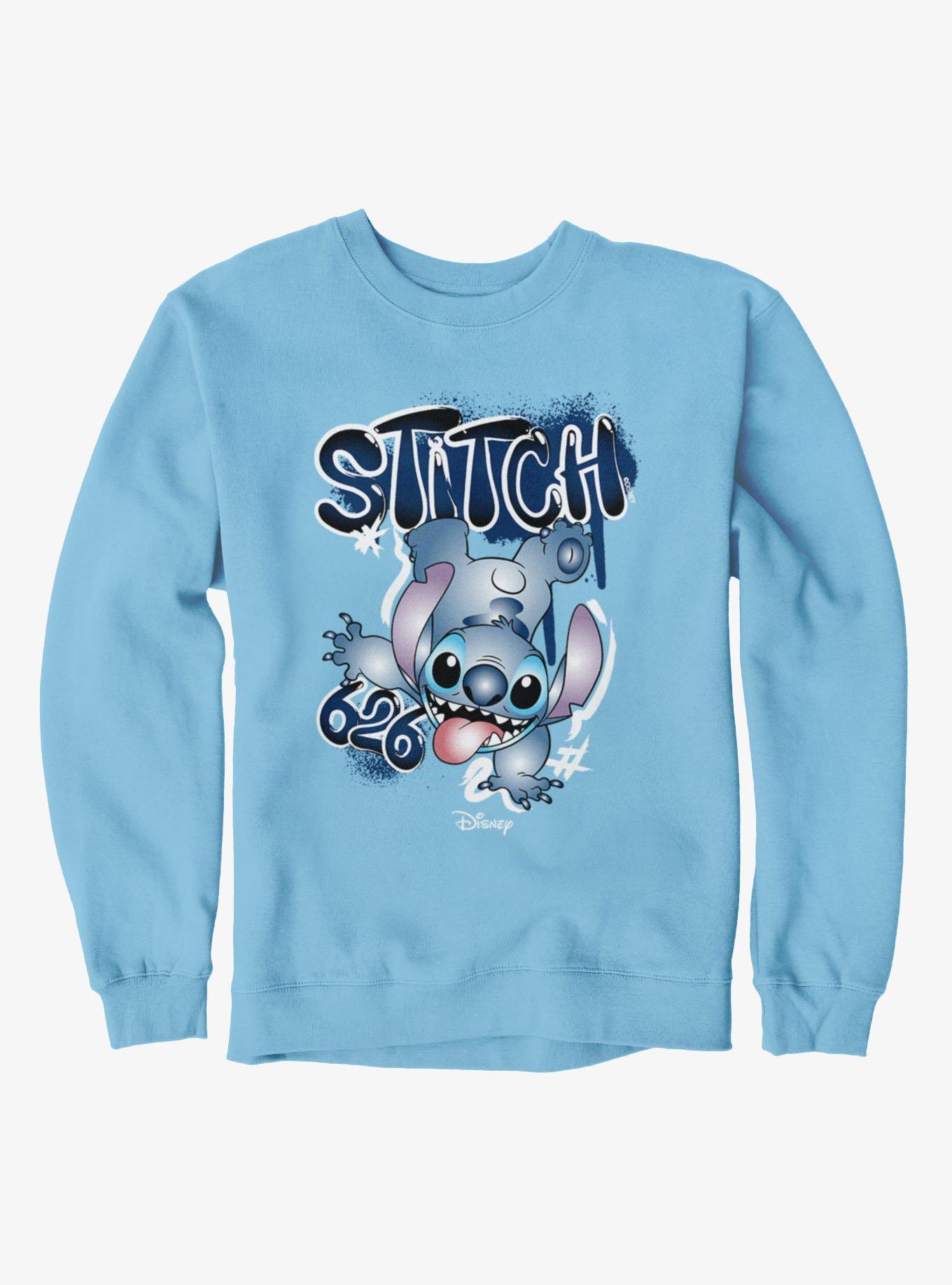 Disney Lilo & Stitch 626 Graffiti Handstand Sweatshirt, , hi-res