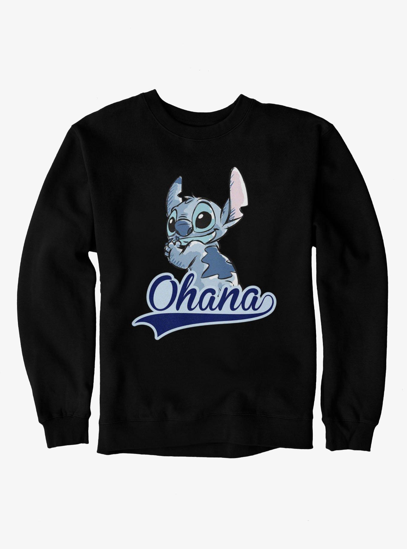 Disney Lilo & Stitch Ohana Look Back Stitch Sweatshirt, , hi-res