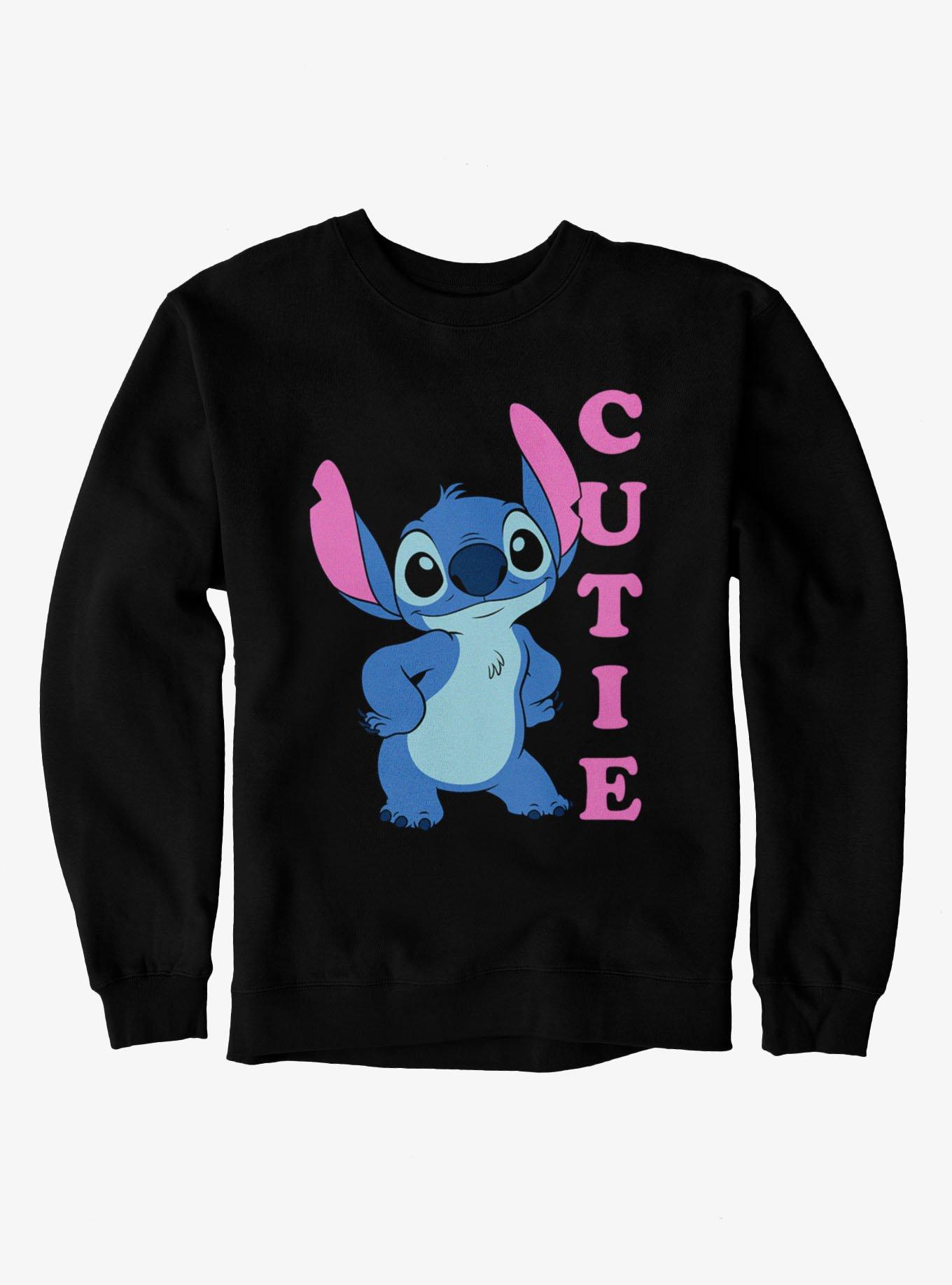 Disney Lilo & Stitch Cutie Happy Stance Sweatshirt, , hi-res