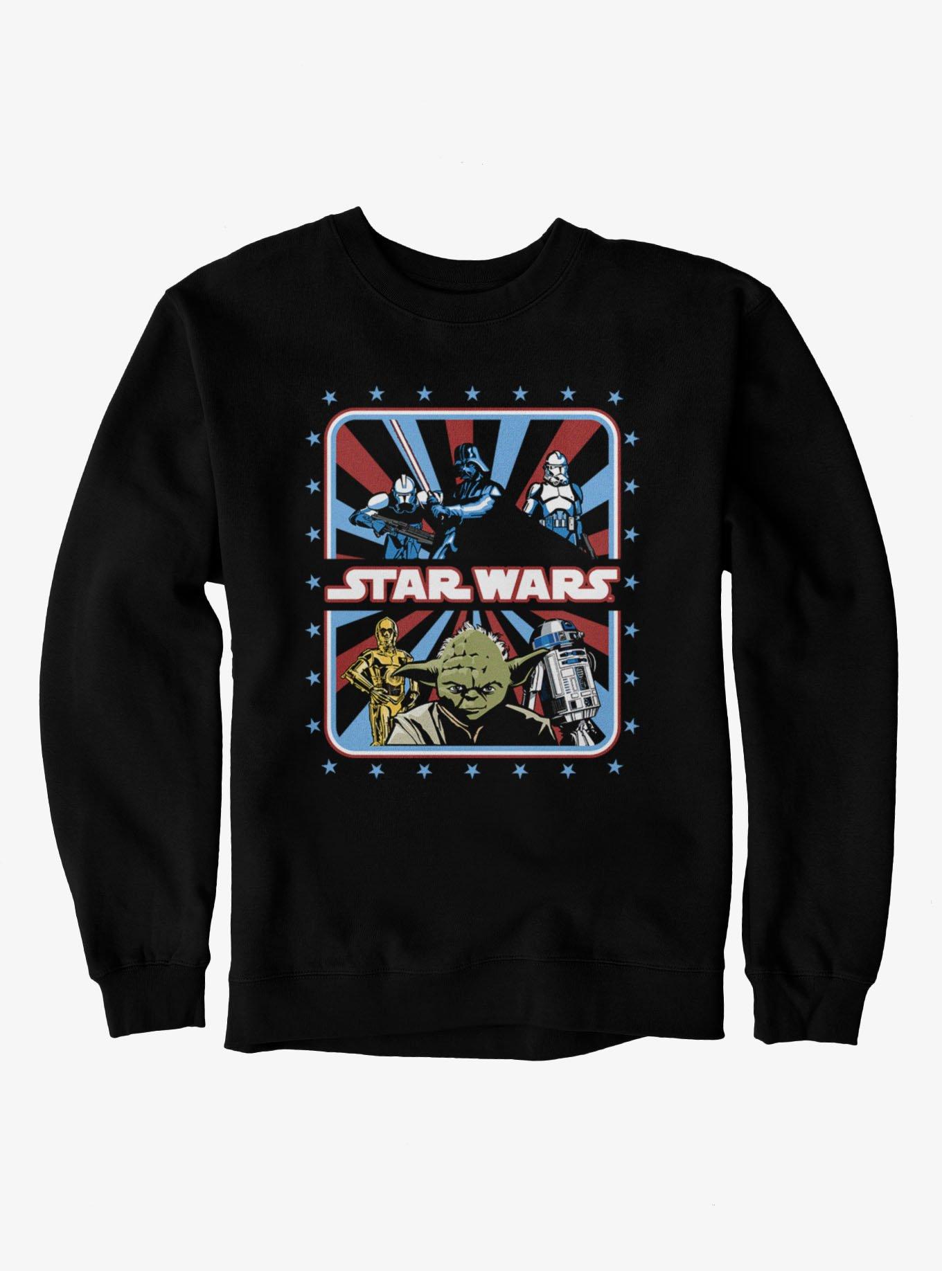 Star Wars Stars All Around Stars & Stripes Sweatshirt, , hi-res
