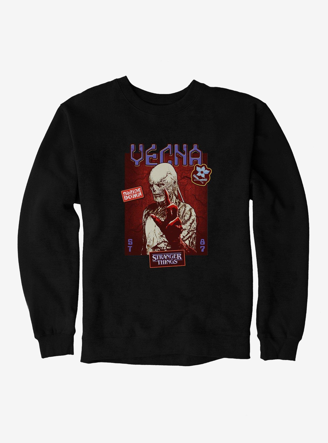 Stranger Things Vecna Upside Down Hand Up Card Sweatshirt, , hi-res