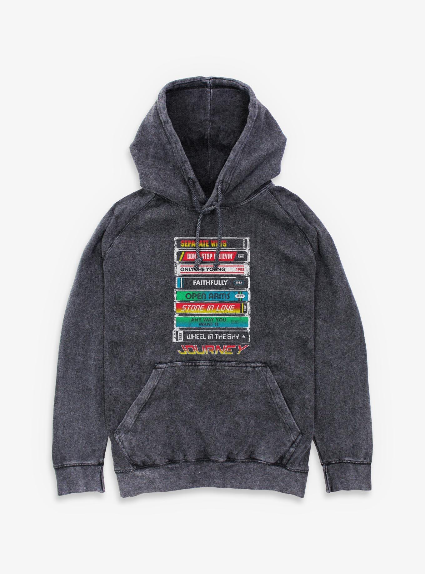 Journey Tape Deck Hits Mineral Wash Hoodie, , hi-res