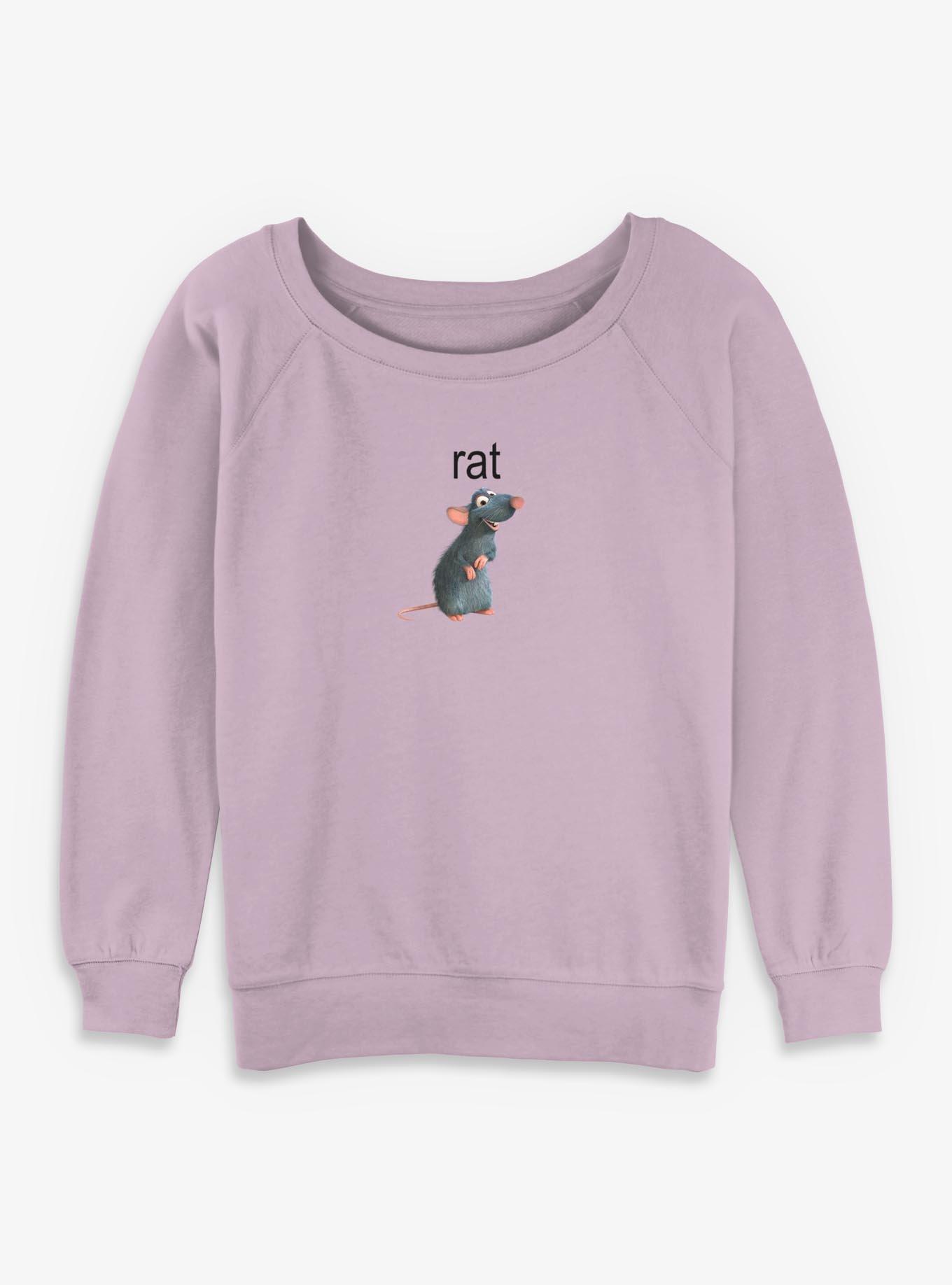 Disney Pixar Ratatouille Rat Girls Slouchy Sweatshirt, , hi-res