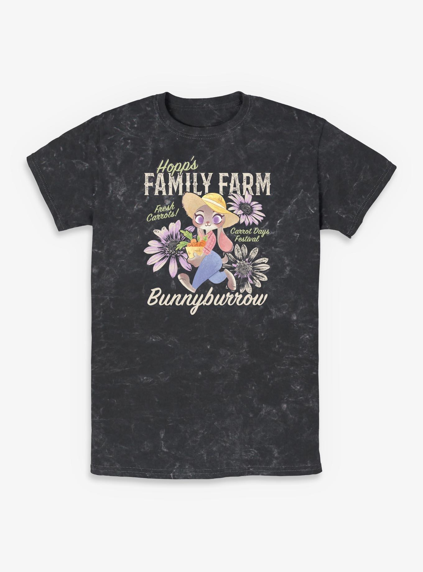 Disney Zootopia Family Farm Mineral Wash T-Shirt, , hi-res