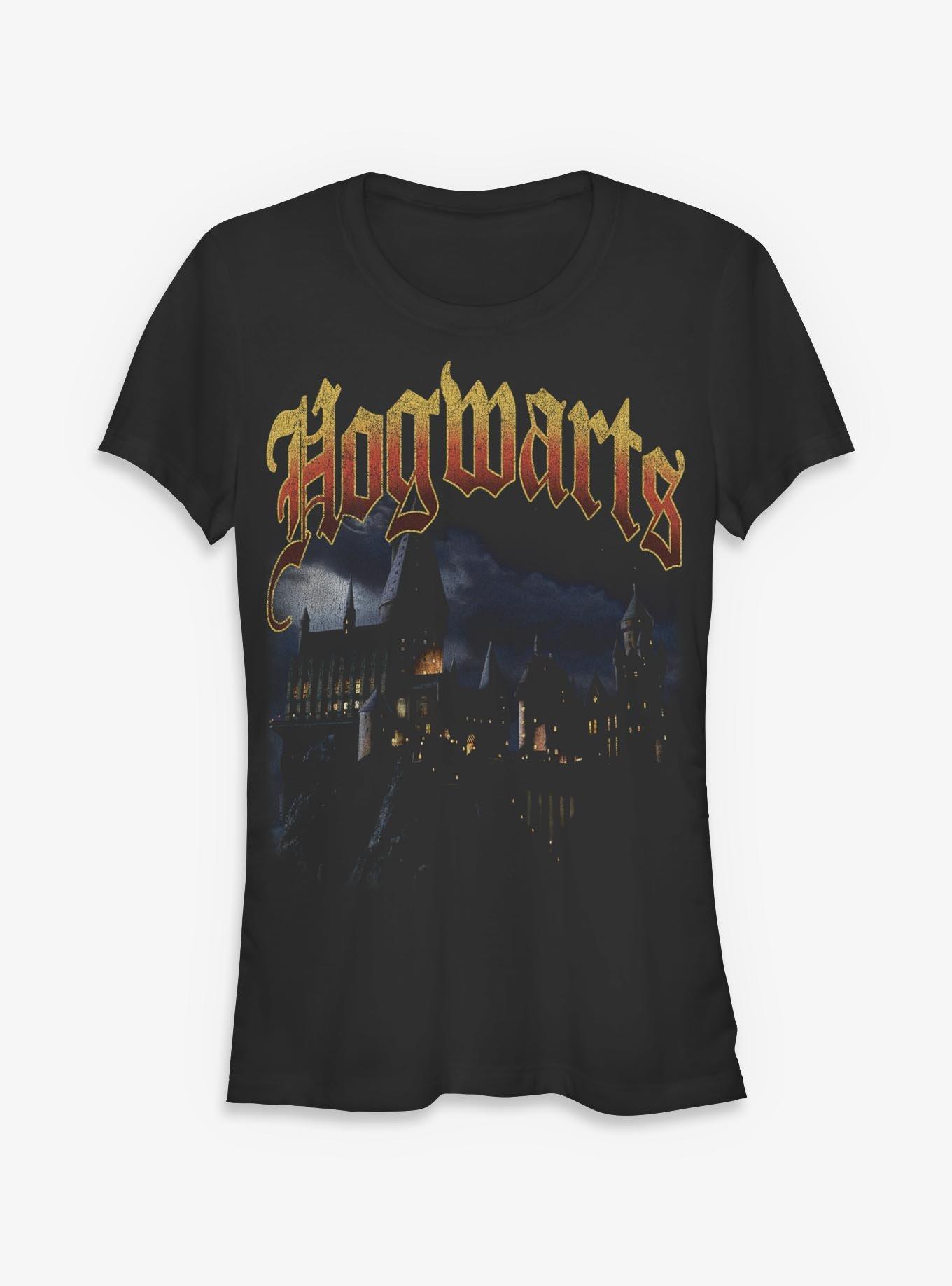 Harry Potter Hogwarts Castle At Night Girls T-Shirt, , hi-res