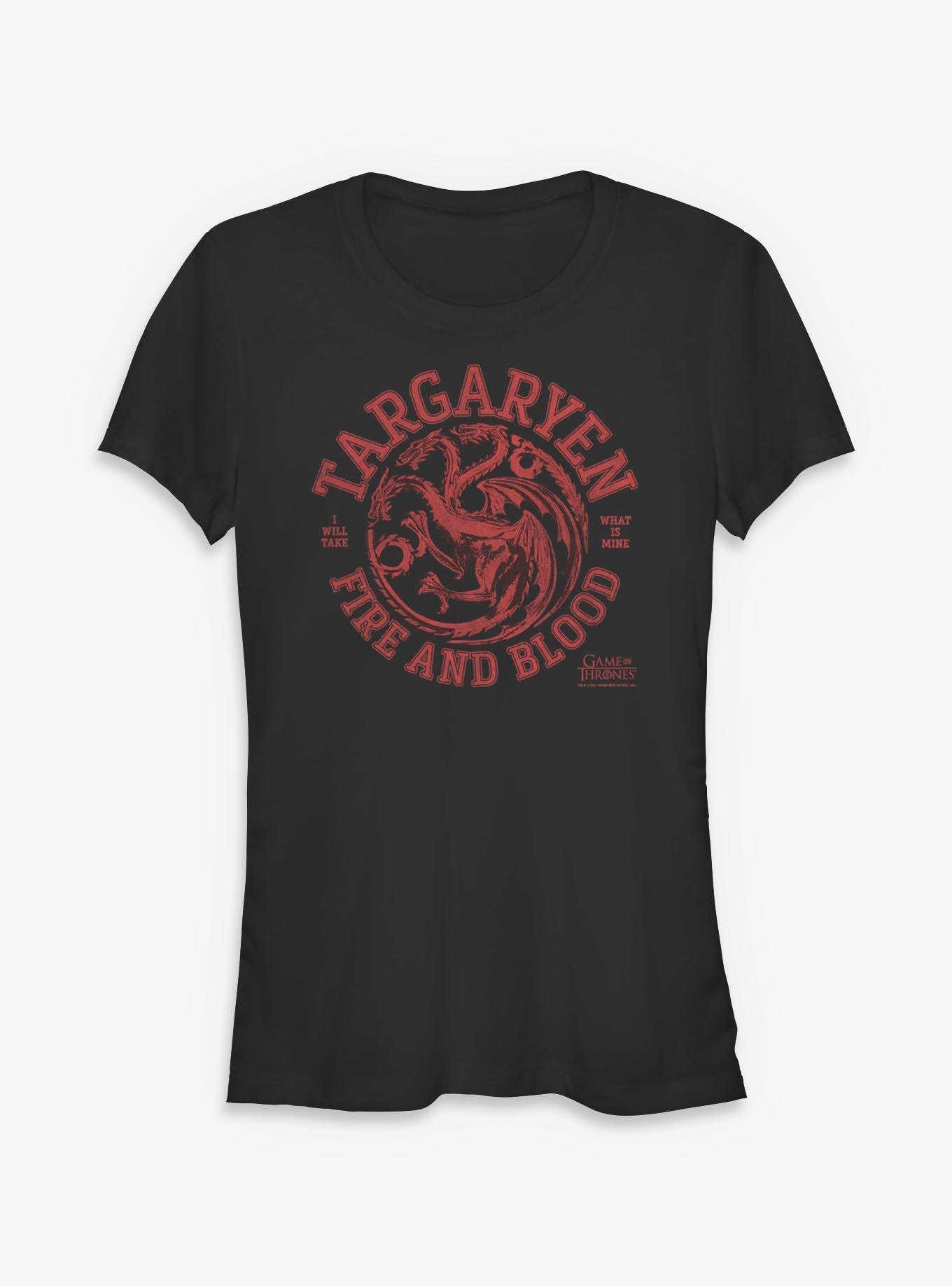 Game Of Thrones Collegiate Targaryen Girls T-Shirt, , hi-res