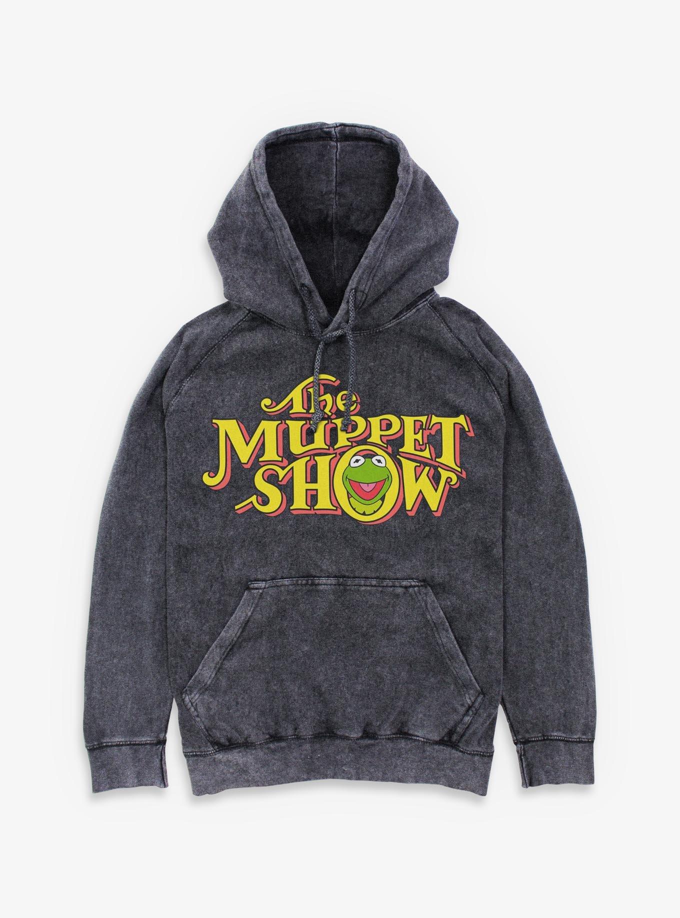 Disney The Muppets Logo Mineral Wash Hoodie, , hi-res