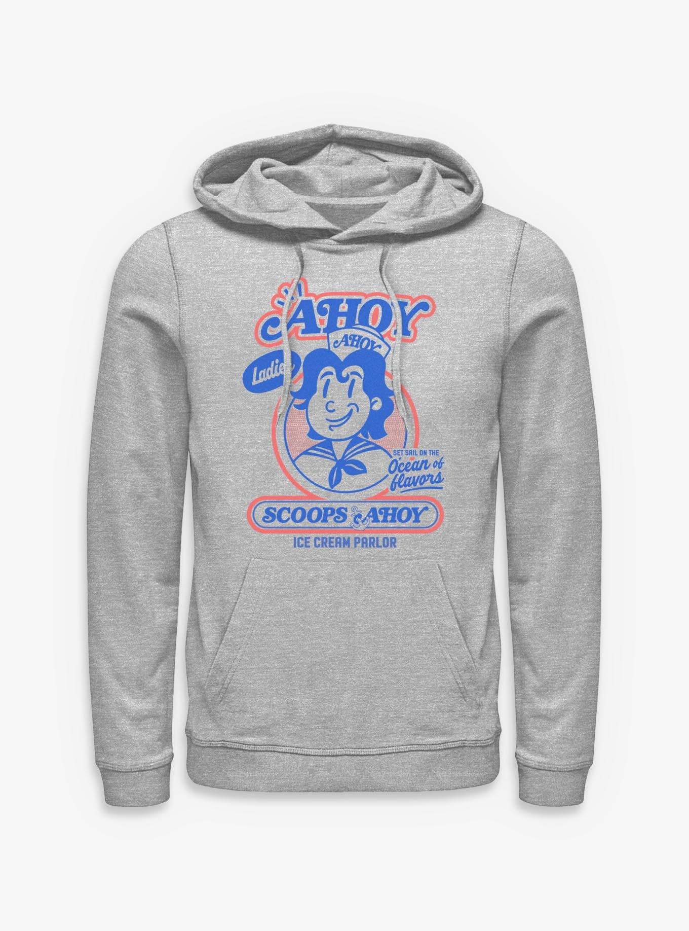 Stranger Things Retro Scoops Ahoy Ice Cream Hoodie, , hi-res