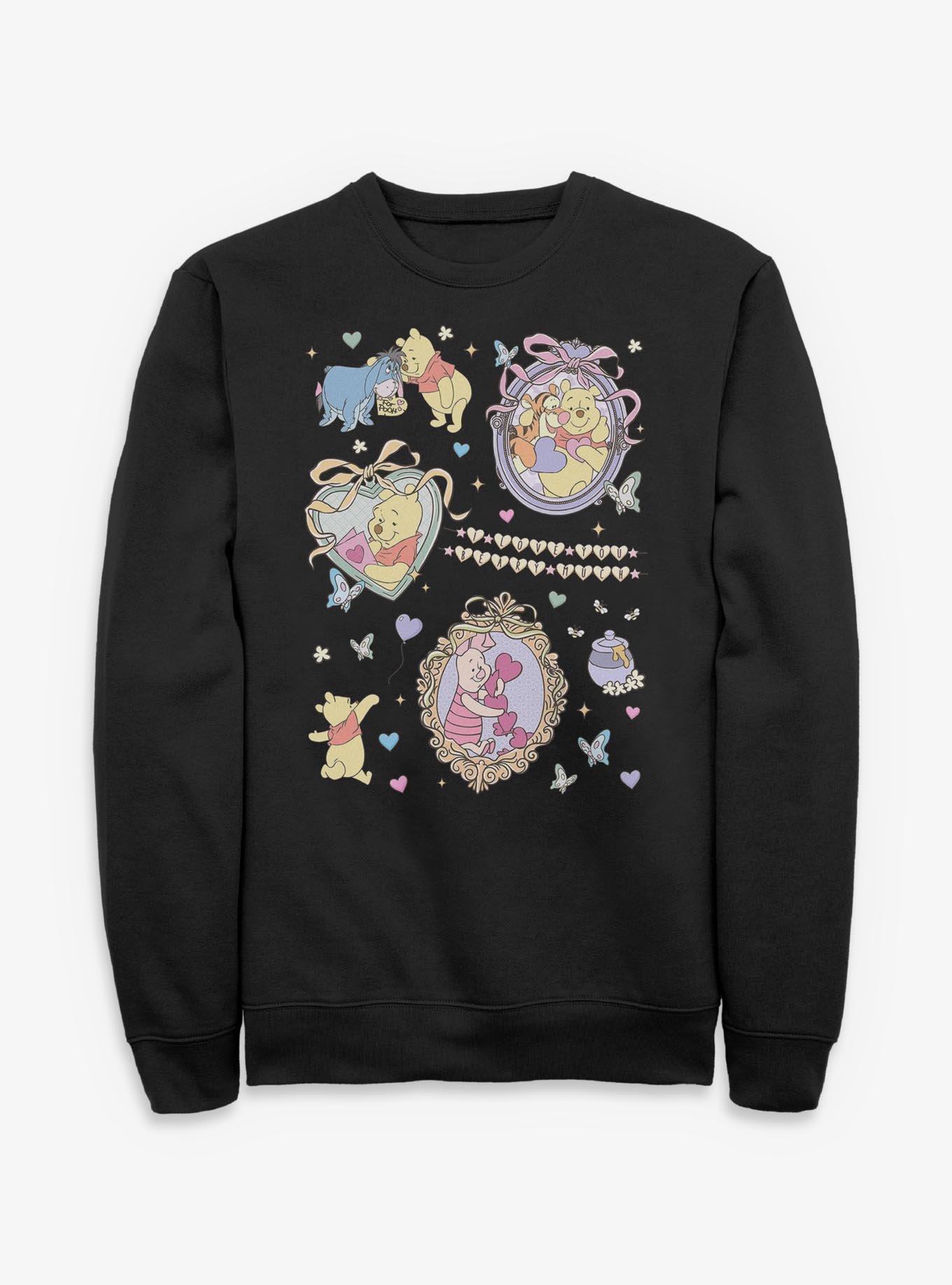 Disney Winnie The Pooh Friendship Collage Sweatshirt, , hi-res