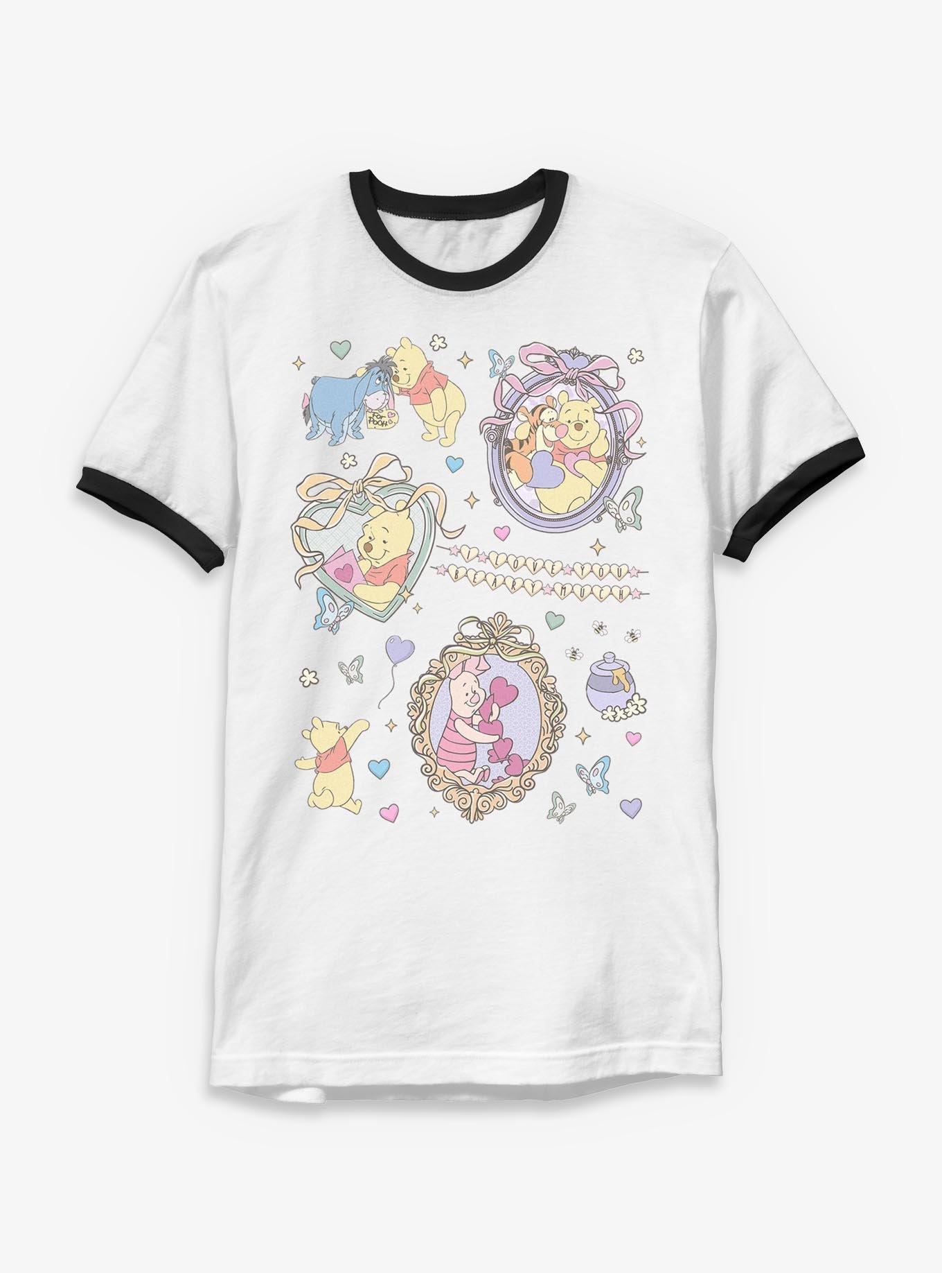 Disney Winnie The Pooh Friendship Collage Ringer T-Shirt, , hi-res