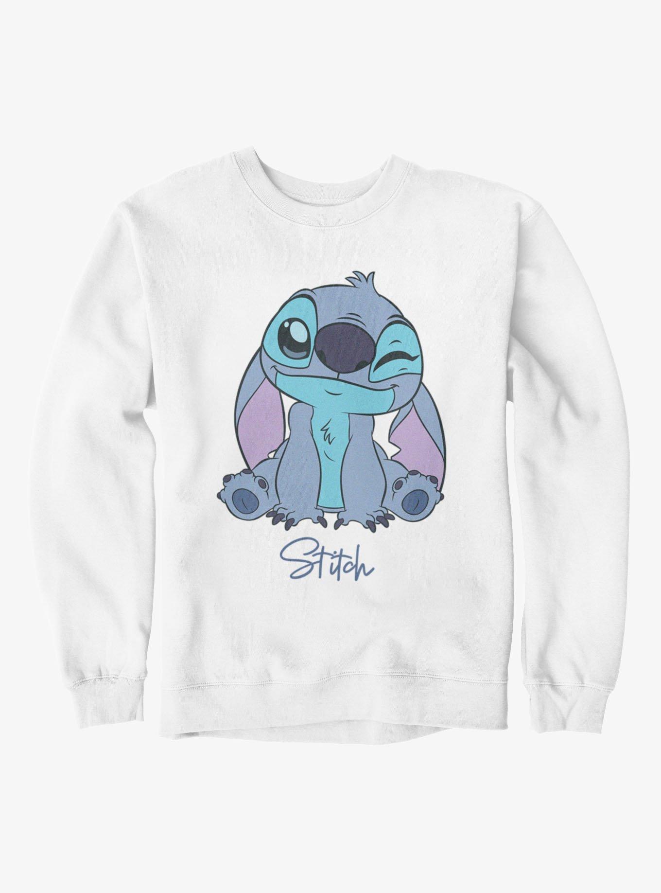 Disney Lilo & Stitch Winky Face Stitch Sweatshirt, , hi-res view 1