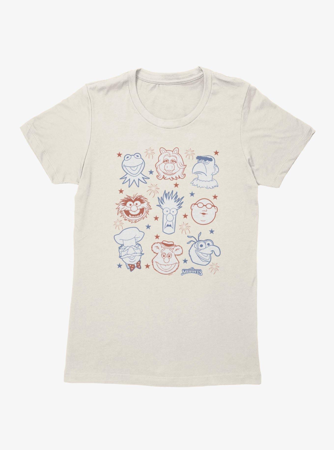 Disney Muppets Star Spangled Faces Womens T-Shirt, , hi-res