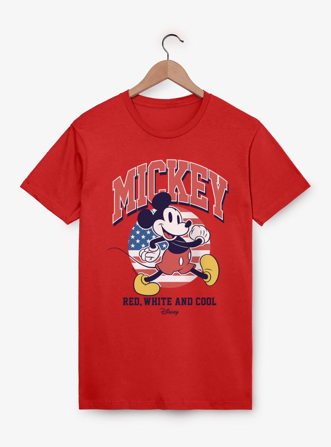 Disney Mickey Mouse Red White And Cool 4th Of July T-Shirt, , hi-res