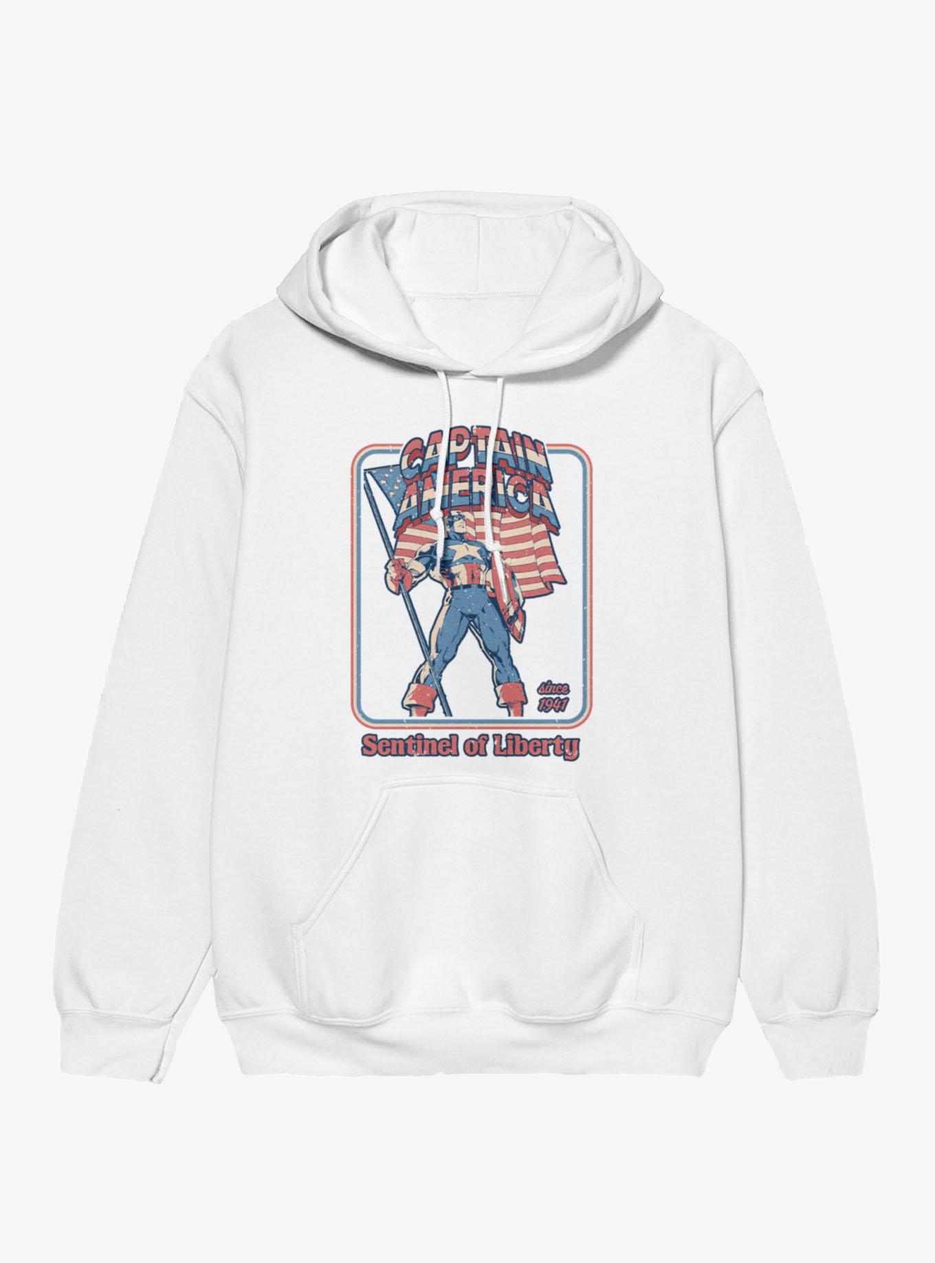 Marvel Captain America Retro Sentinel Of Libery Since 1941 Hoodie, , hi-res