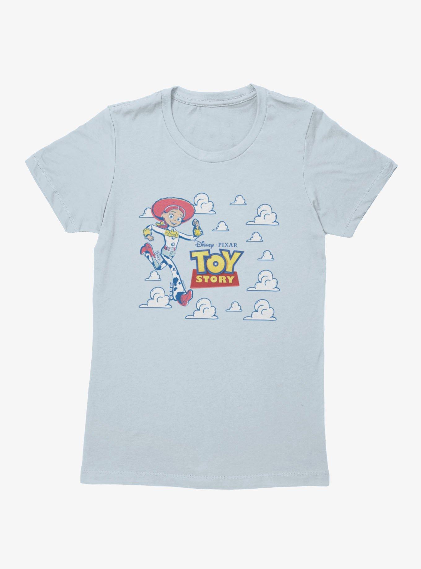 Disney Pixar Toy Story Running Jessie Cloud Logo Womens T-Shirt, , hi-res