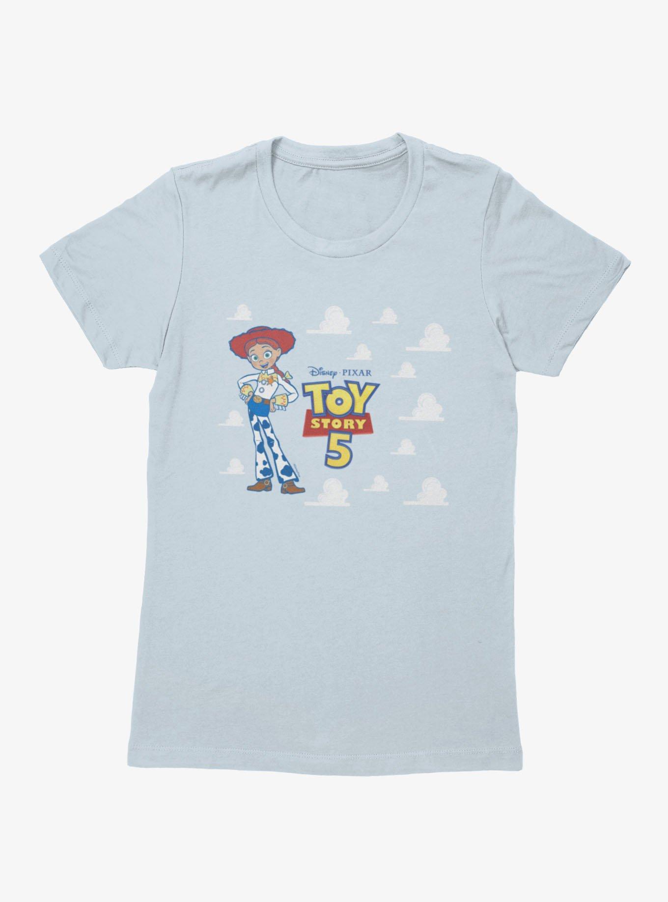Disney Pixar Toy Story 5 Logo In The Clouds Jessie Womens T-Shirt, , hi-res