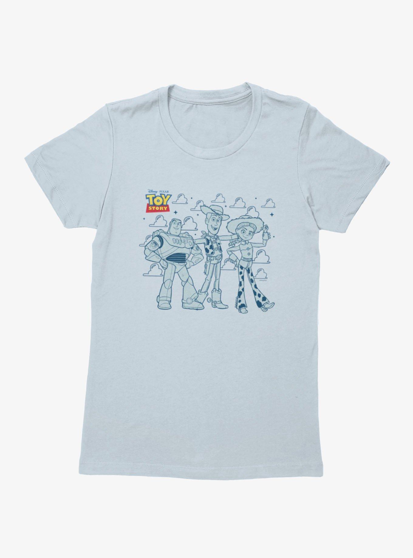 Disney Pixar Toy Story Trio Line Up Buzz Woody Jessie Womens T-Shirt, , hi-res