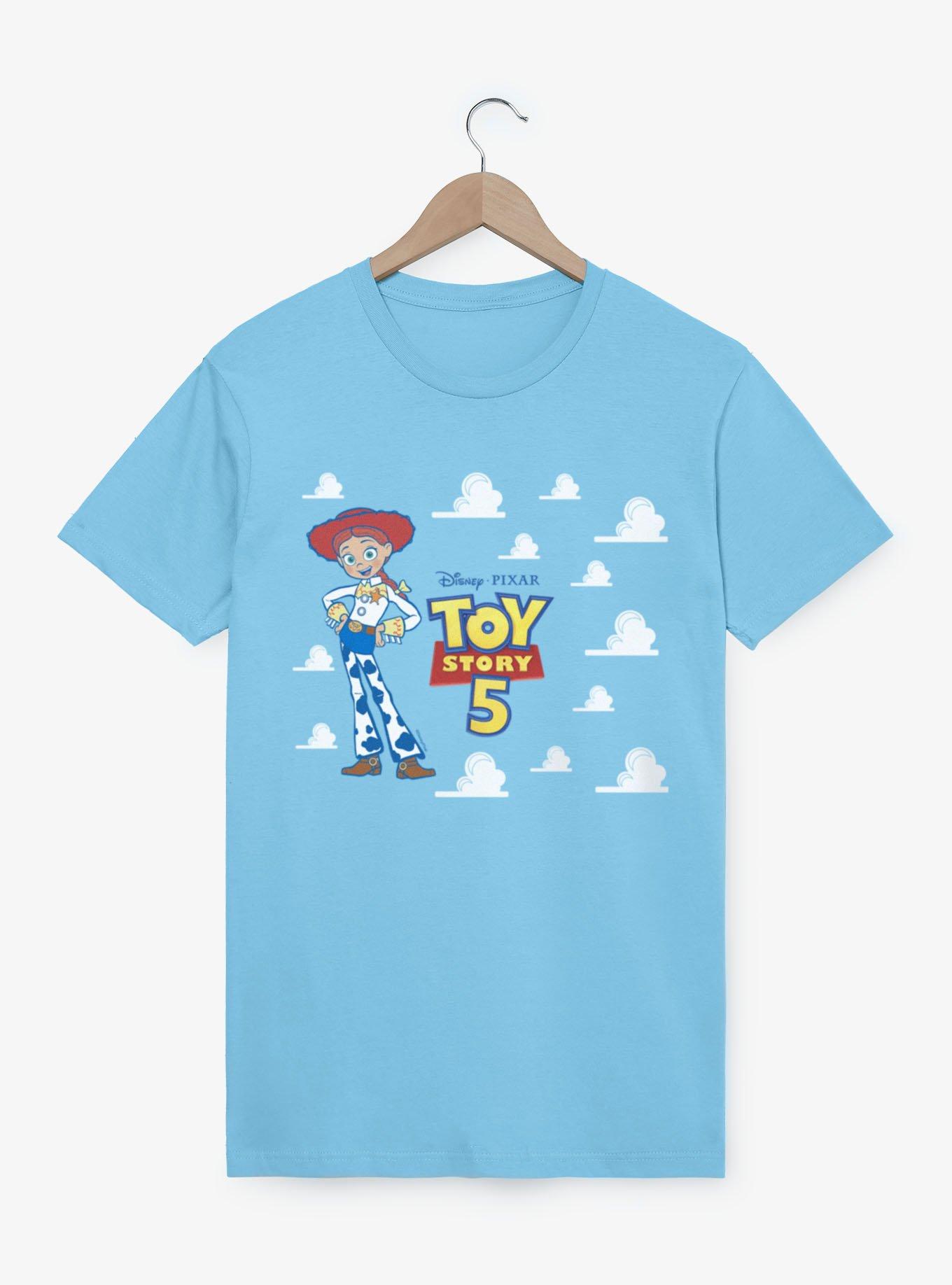 Disney Pixar Toy Story 5 Logo In The Clouds Jessie T-Shirt, , hi-res