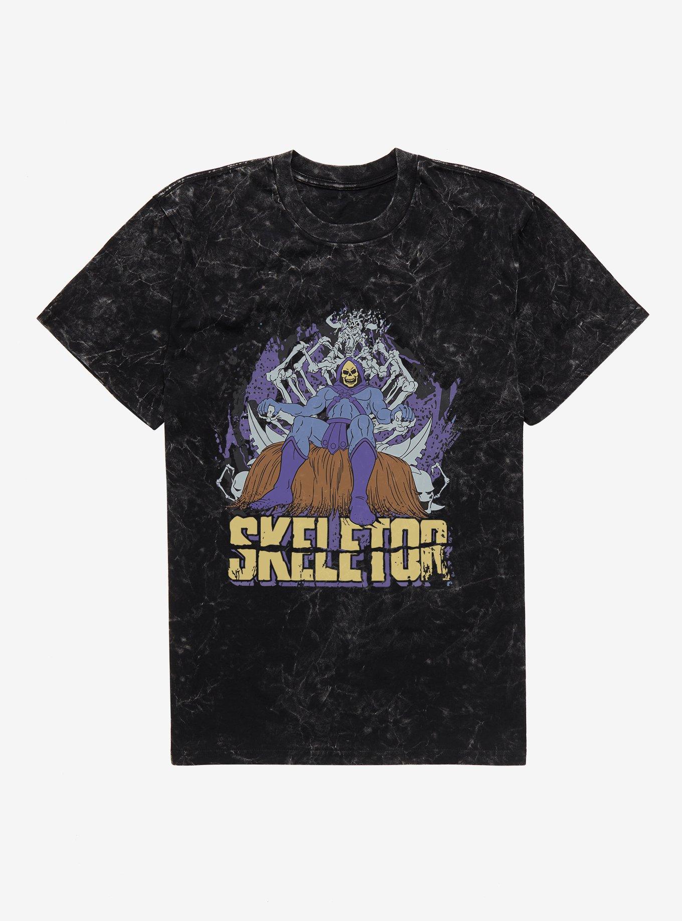 Masters Of The Universe Skeletor Throne Of Bones Mineral Wash T-Shirt, , hi-res