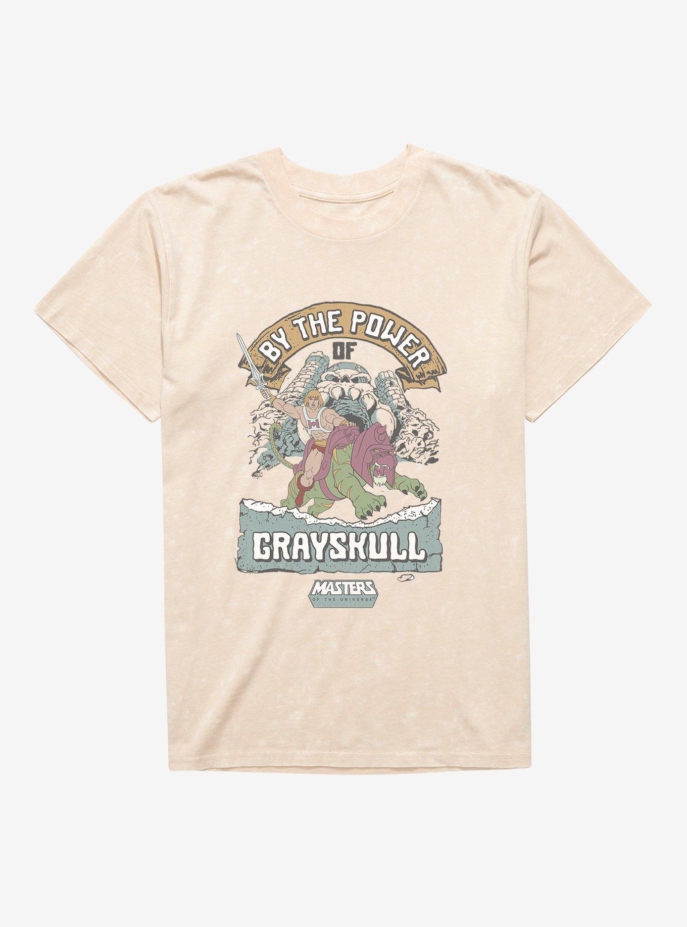 Masters Of The Universe By The Power Of Grayskull Ribbon Mineral Wash T-Shirt, , hi-res