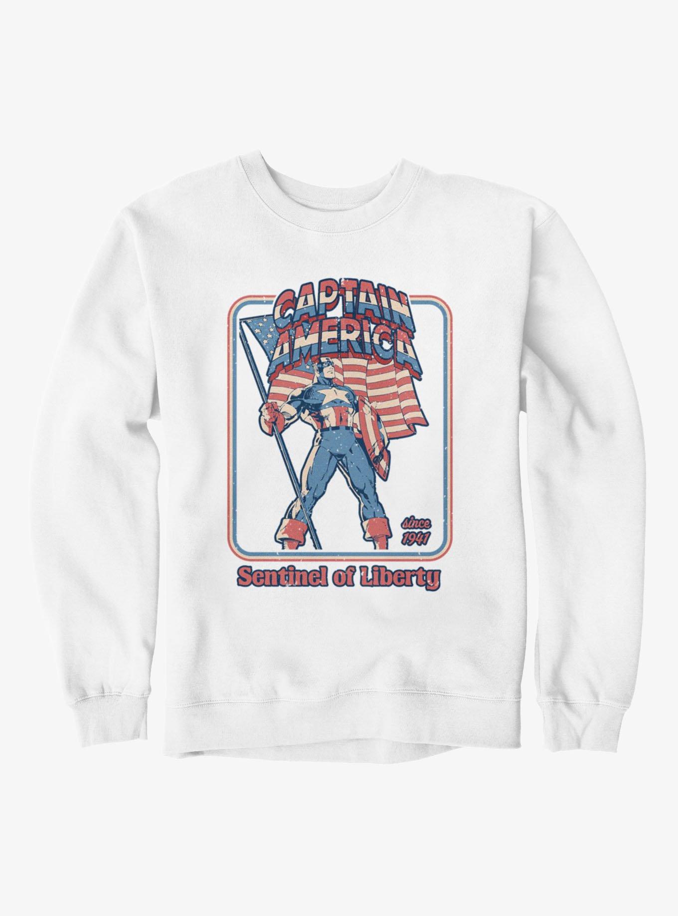 Marvel Retro Captain America Sentinel Of Liberty Since 1941