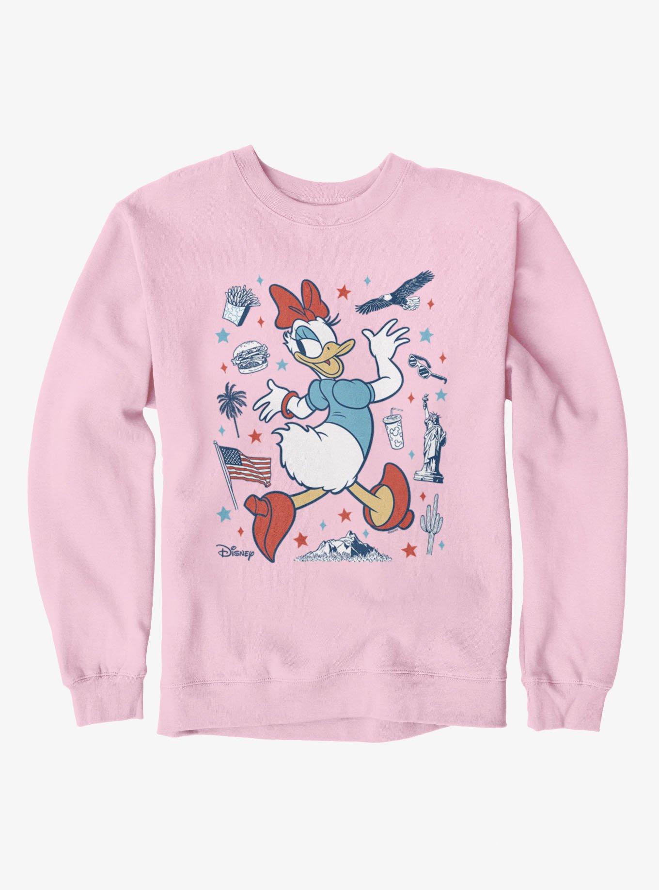 Disney Mickey Mouse Daisy Duck Americana Sweatshirt, , hi-res