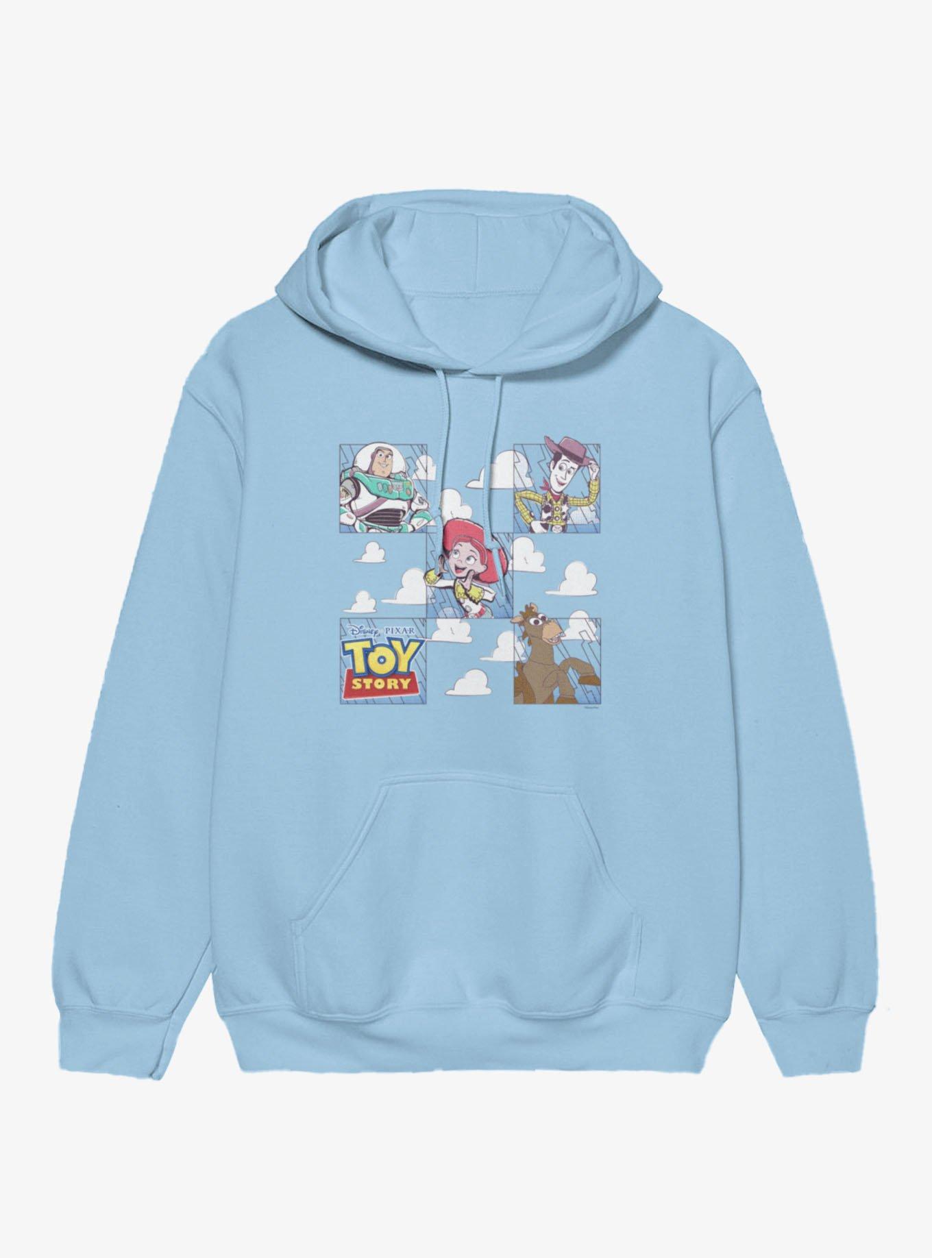 Disney Pixar Toy Story Squared Up Partners Jessie Woody Buzz Bullseye Hoodie, , hi-res