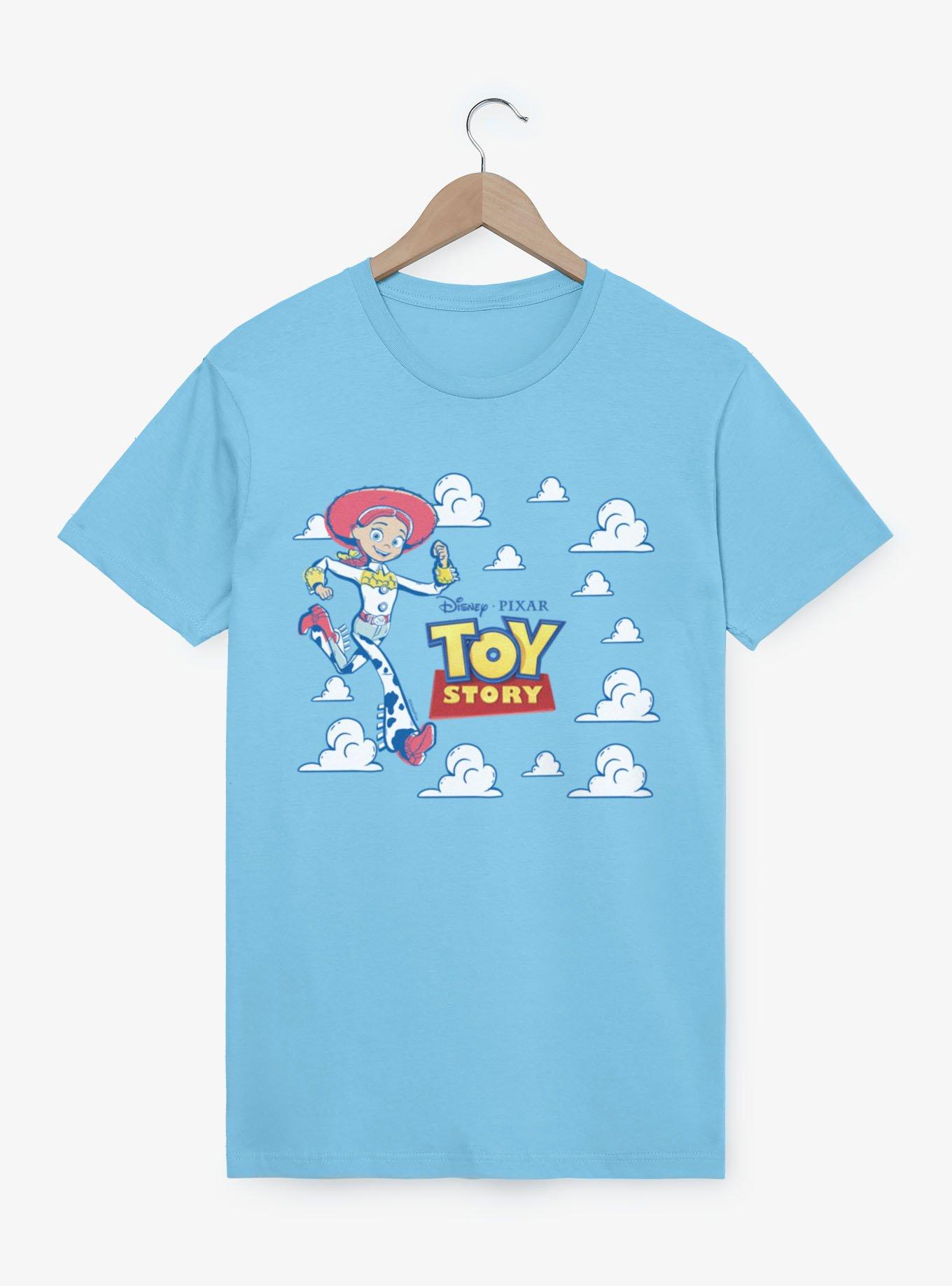 Disney Pixar Toy Story Running Jessie Cloud Logo T-Shirt, , hi-res