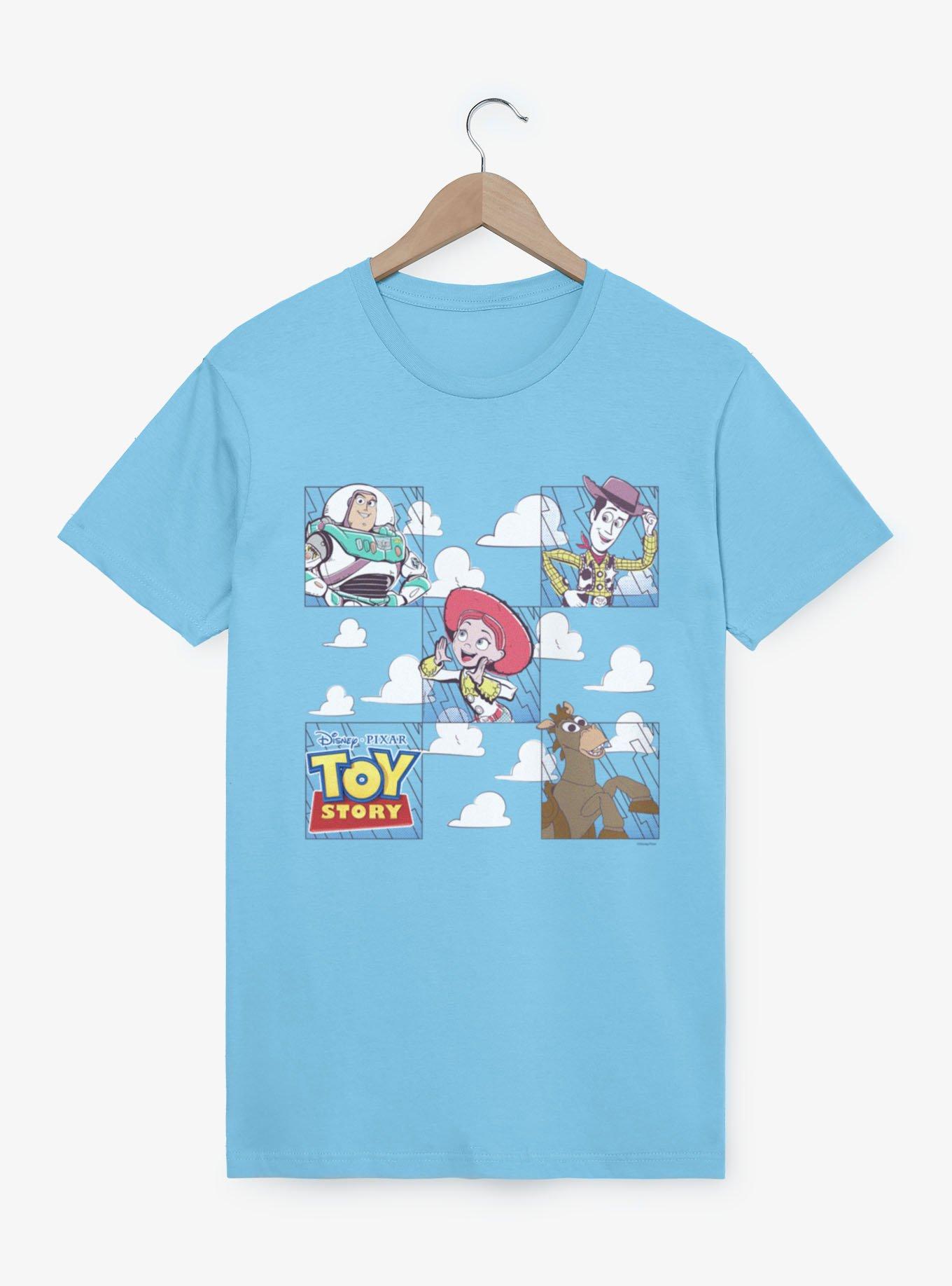 Disney Pixar Toy Story Squared Up Partners Jessie Woody Buzz Bullseye T-Shirt, , hi-res