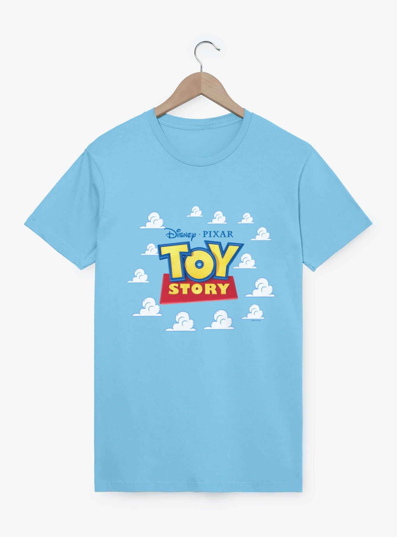 Disney Pixar Toy Story Classic Logo In The Clouds T-Shirt, , hi-res