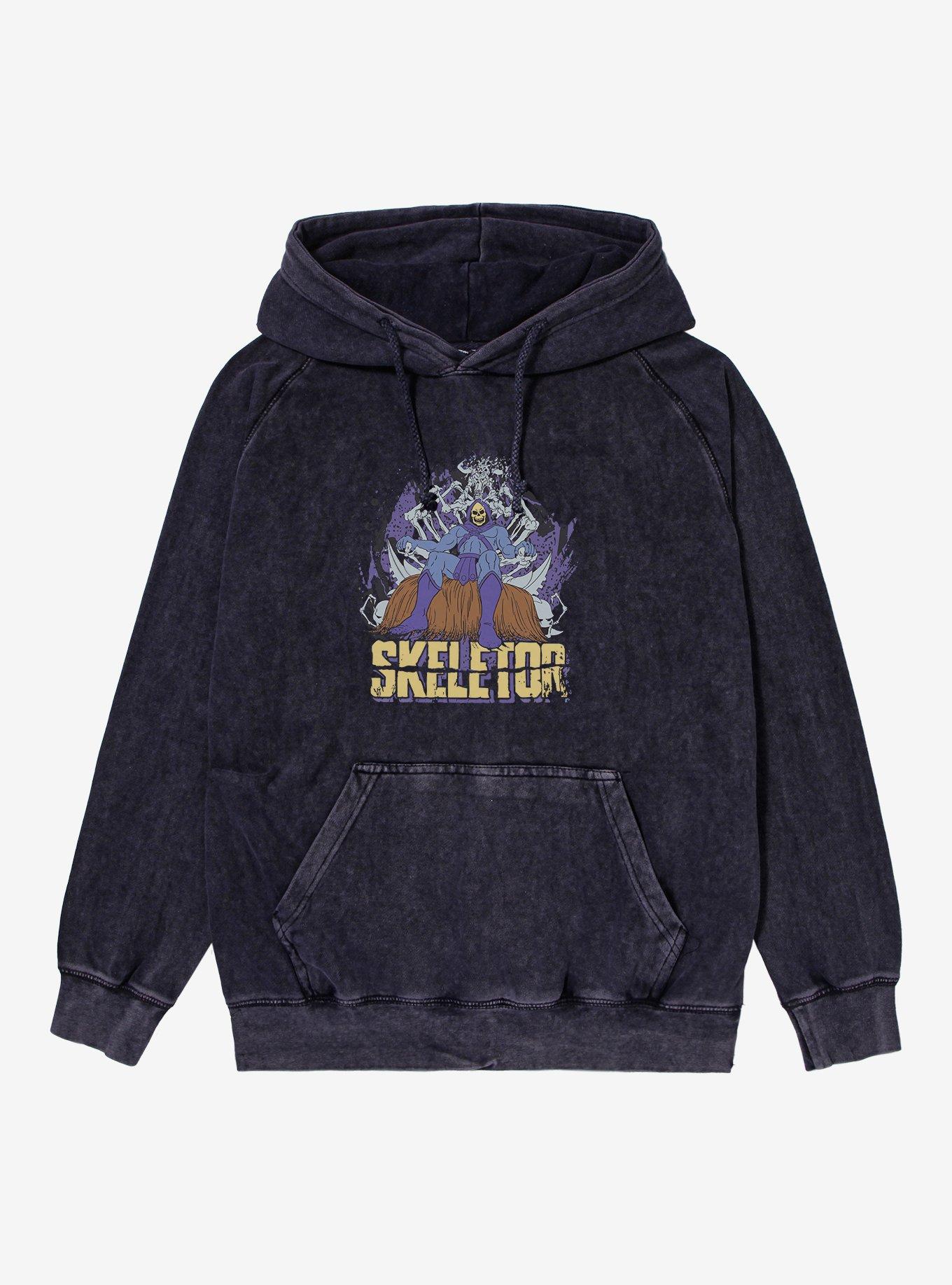Masters Of The Universe Skeletor Throne Of Bones Mineral Wash Hoodie, , hi-res