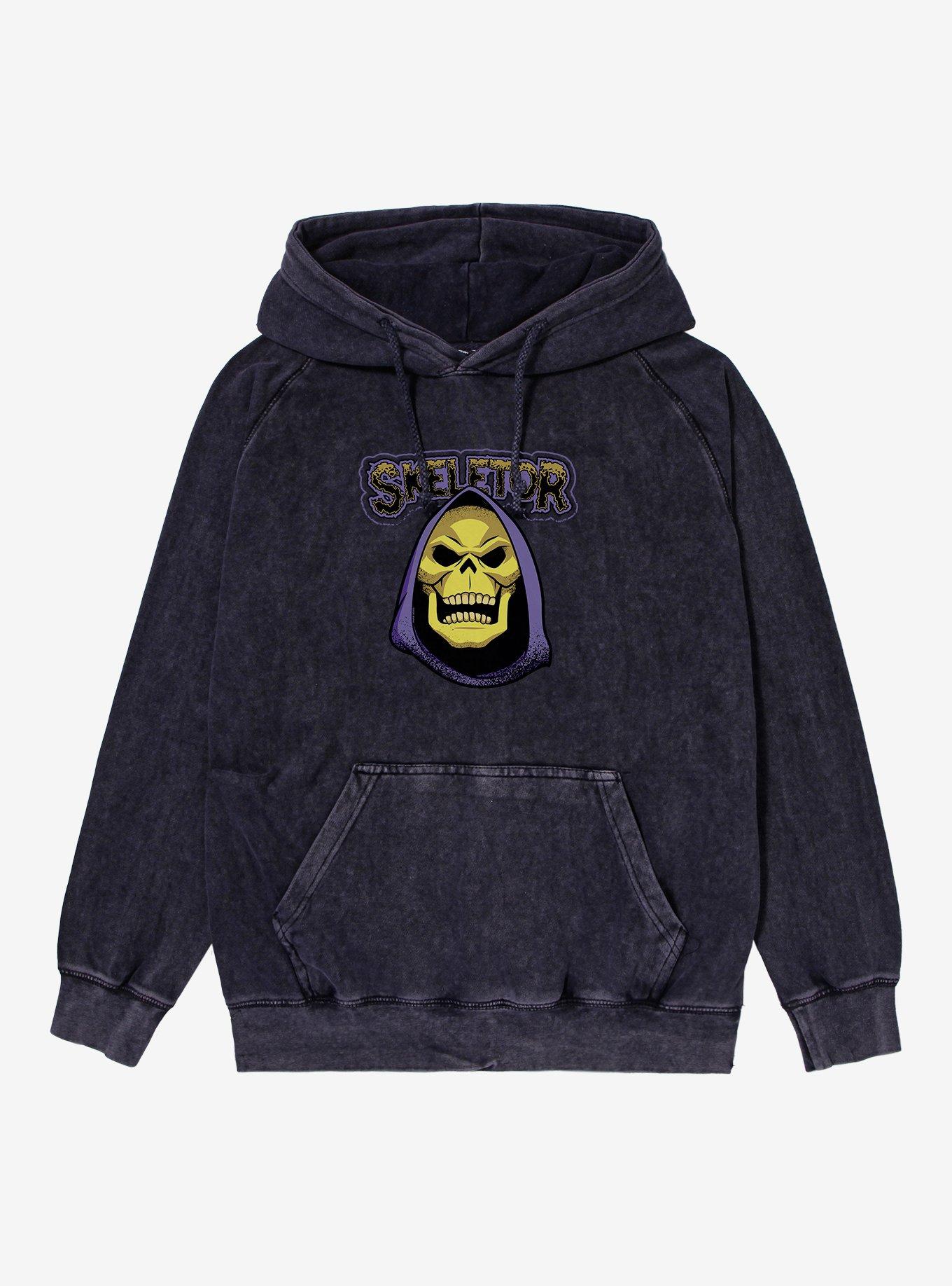 Masters Of The Universe Skeletor Big Face Mineral Wash Hoodie, , hi-res