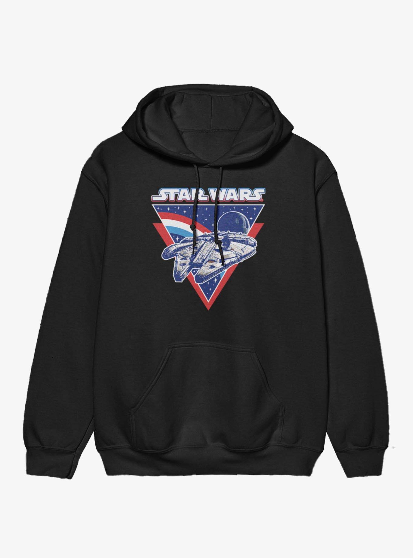 Star Wars Millennium Falcon Red White And Blue Hoodie, , hi-res