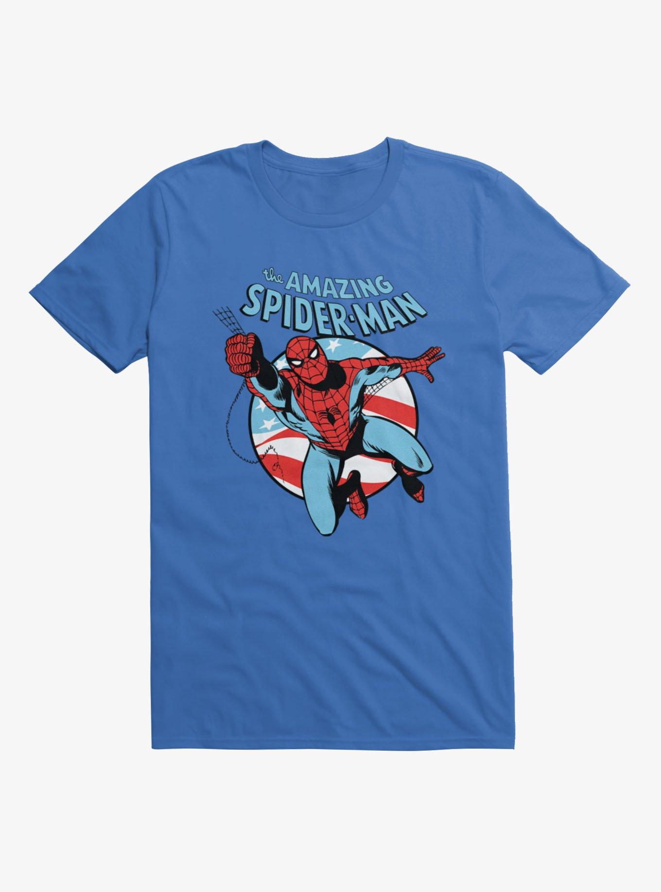 Marvel Retro Swinging Flag Circle T-Shirt, , hi-res